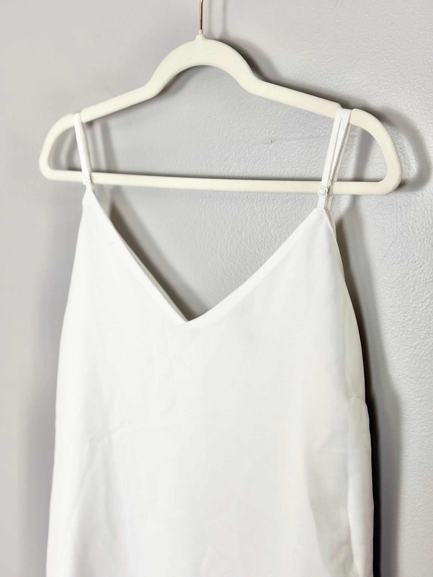 L/Size 12 - Asos White Maternity Camisole