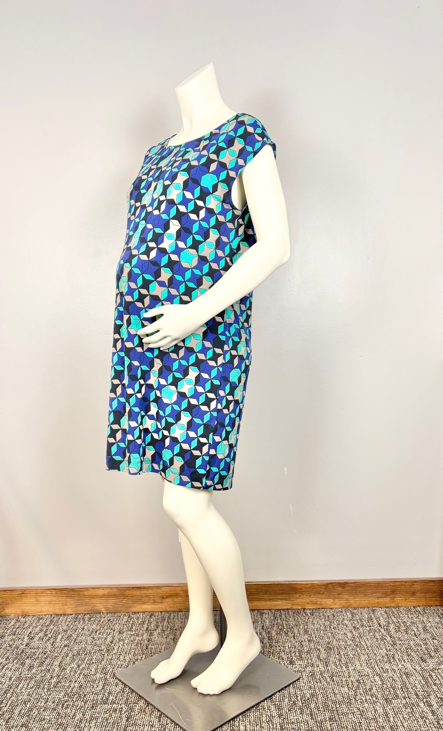 L - Banana Republic Geometric Shift Dress