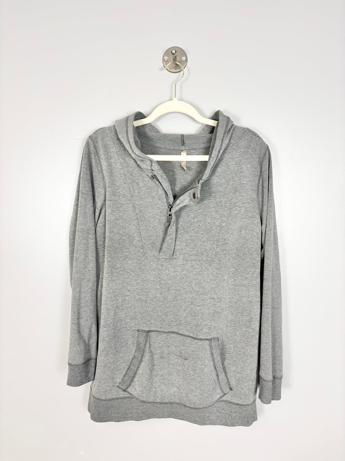 XL - Thyme Grey Nursing Hoodie