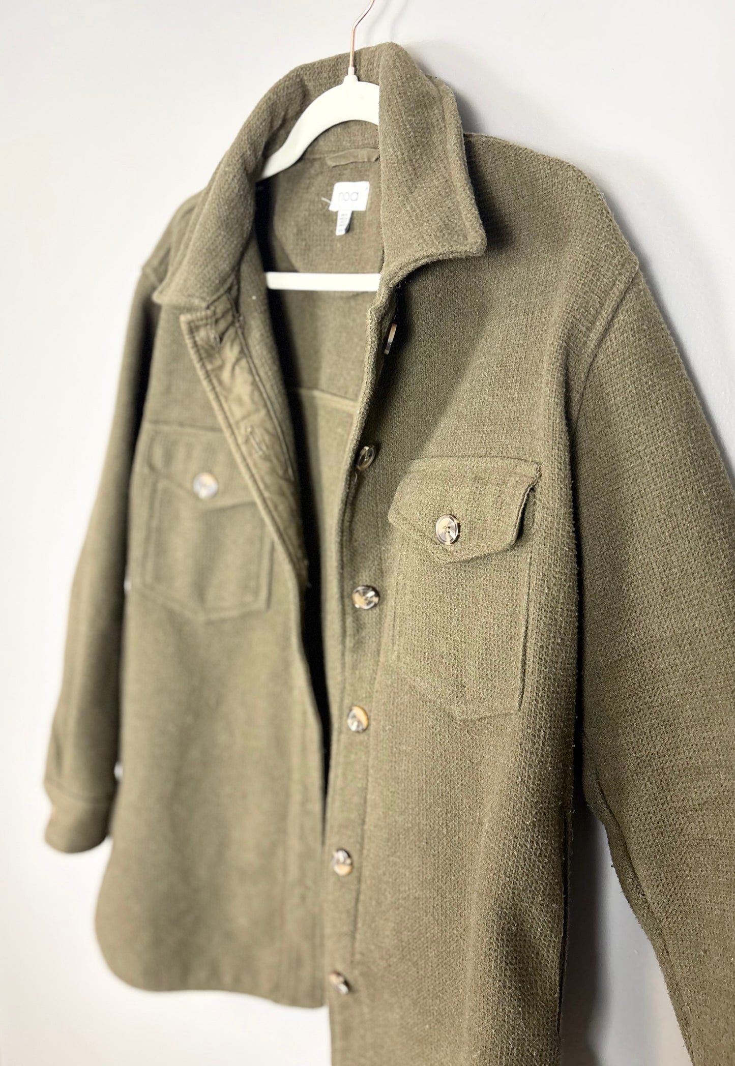 M - NOA Army Green Shacket
