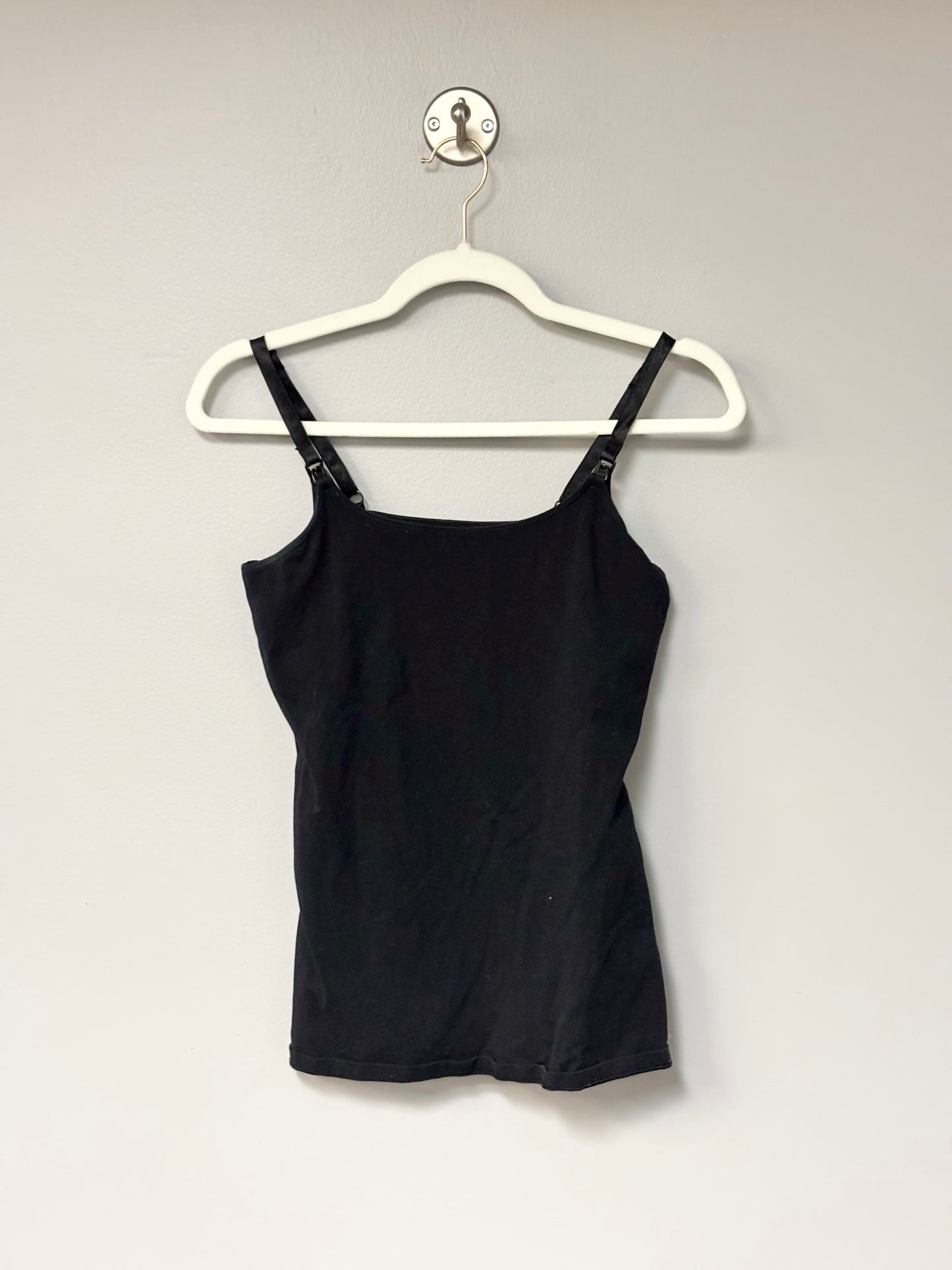 S - H & M Mama Black Nursing Tank