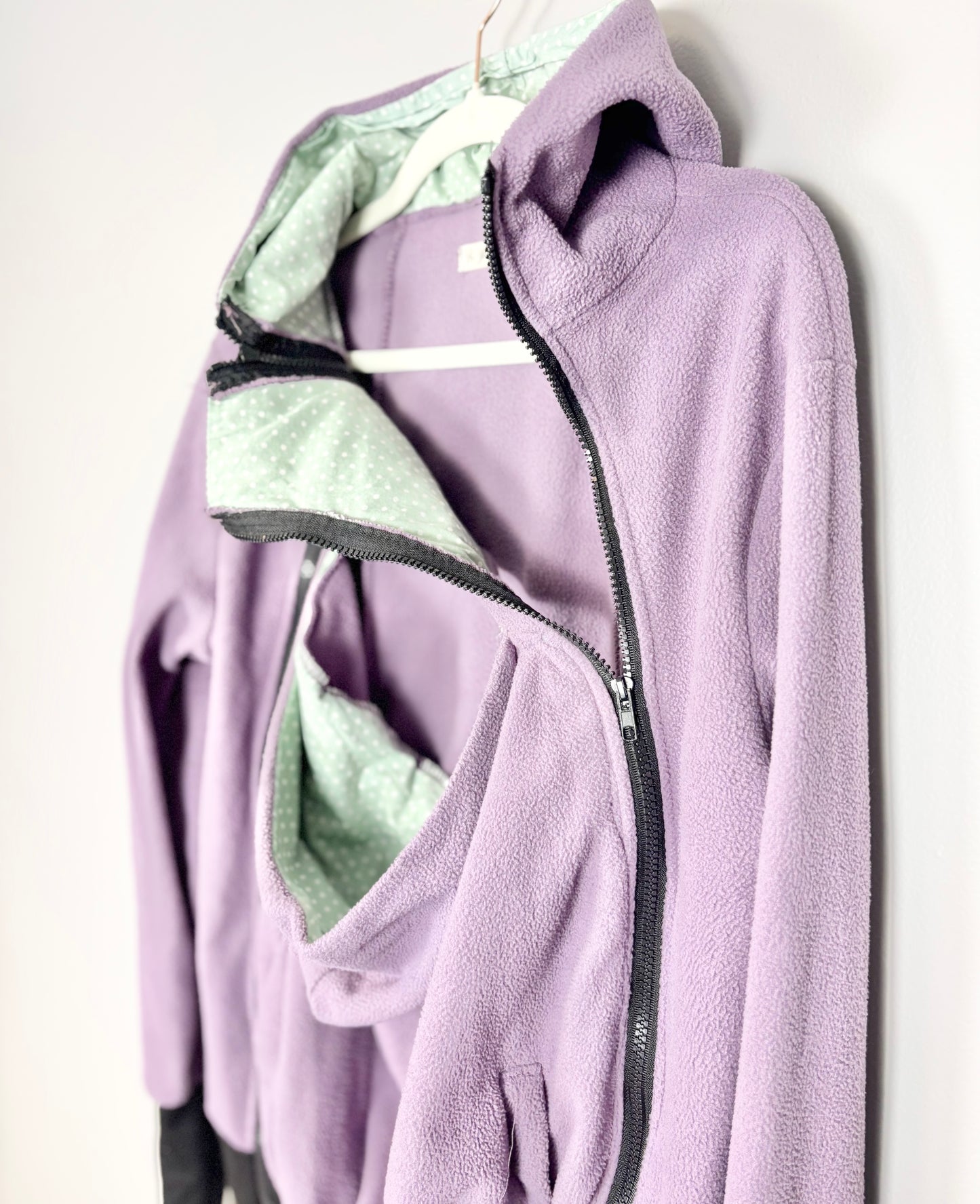 XL - Purple Baby Wearing Hoodie