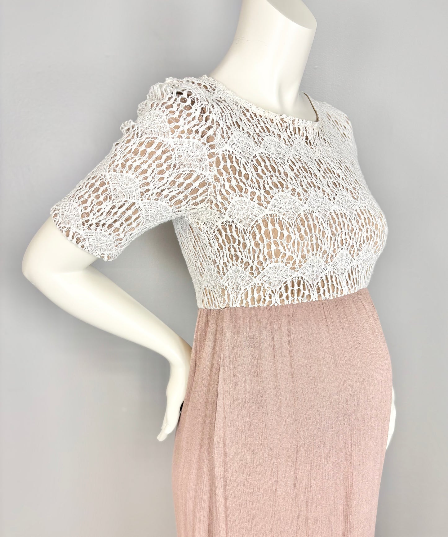 M – Journey Five Lace Bodice Maxi Dress