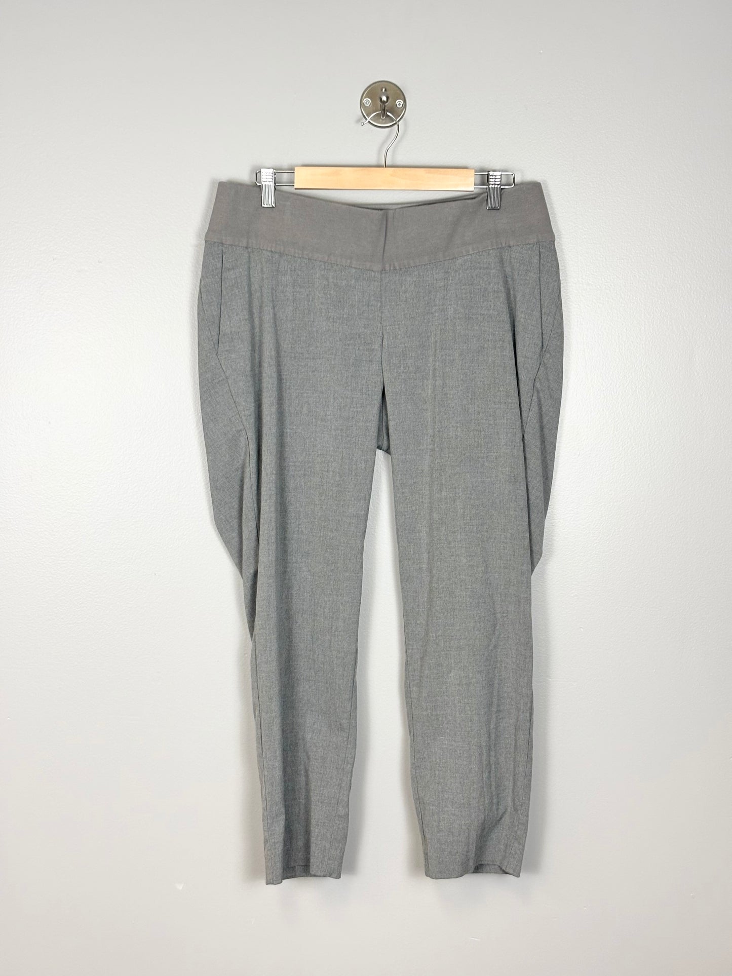 XL/Size 14 - H & M Mama Grey Crop Length Dress Pants