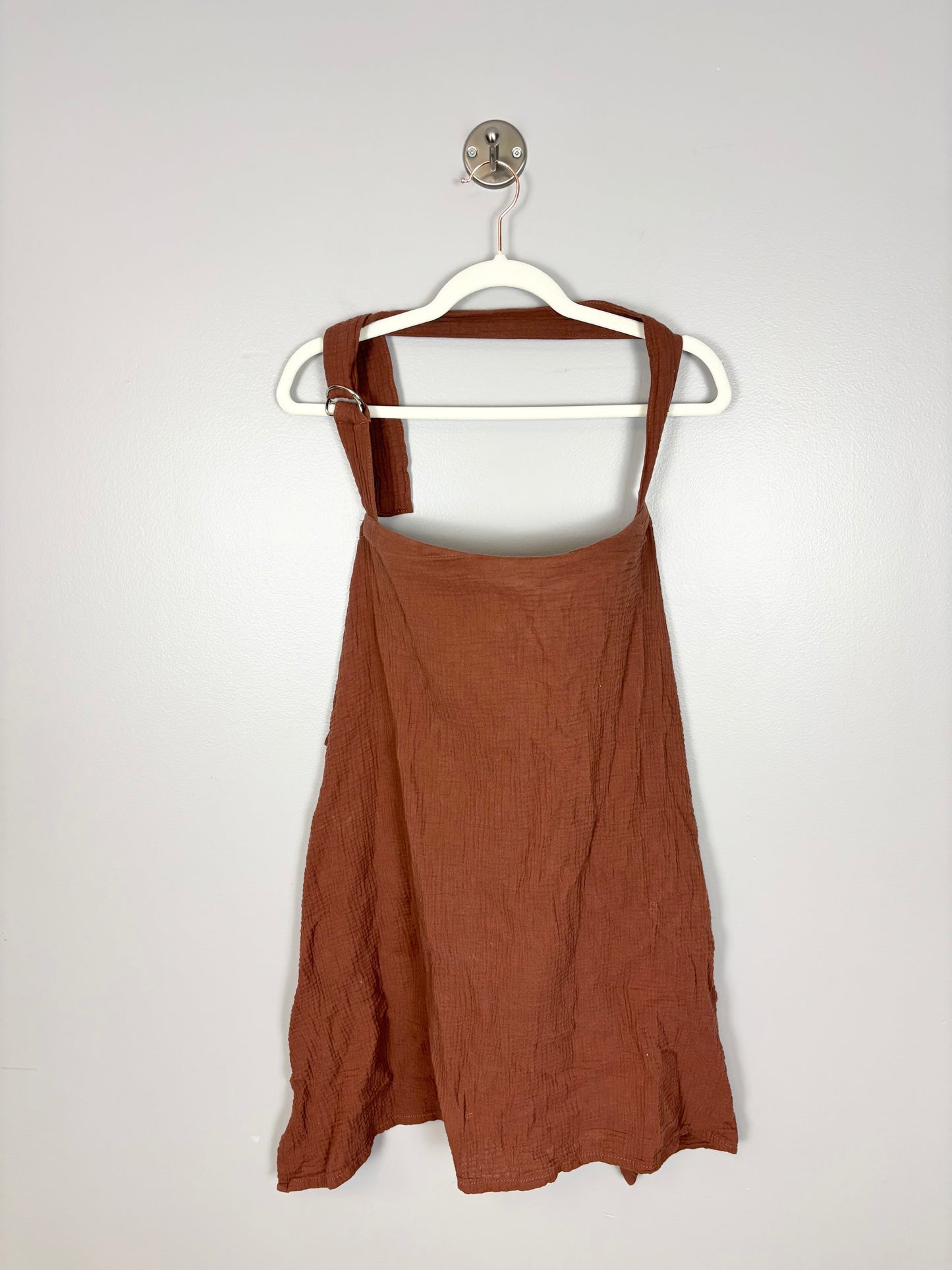 One Size - Rust Waffle Nursing Cover