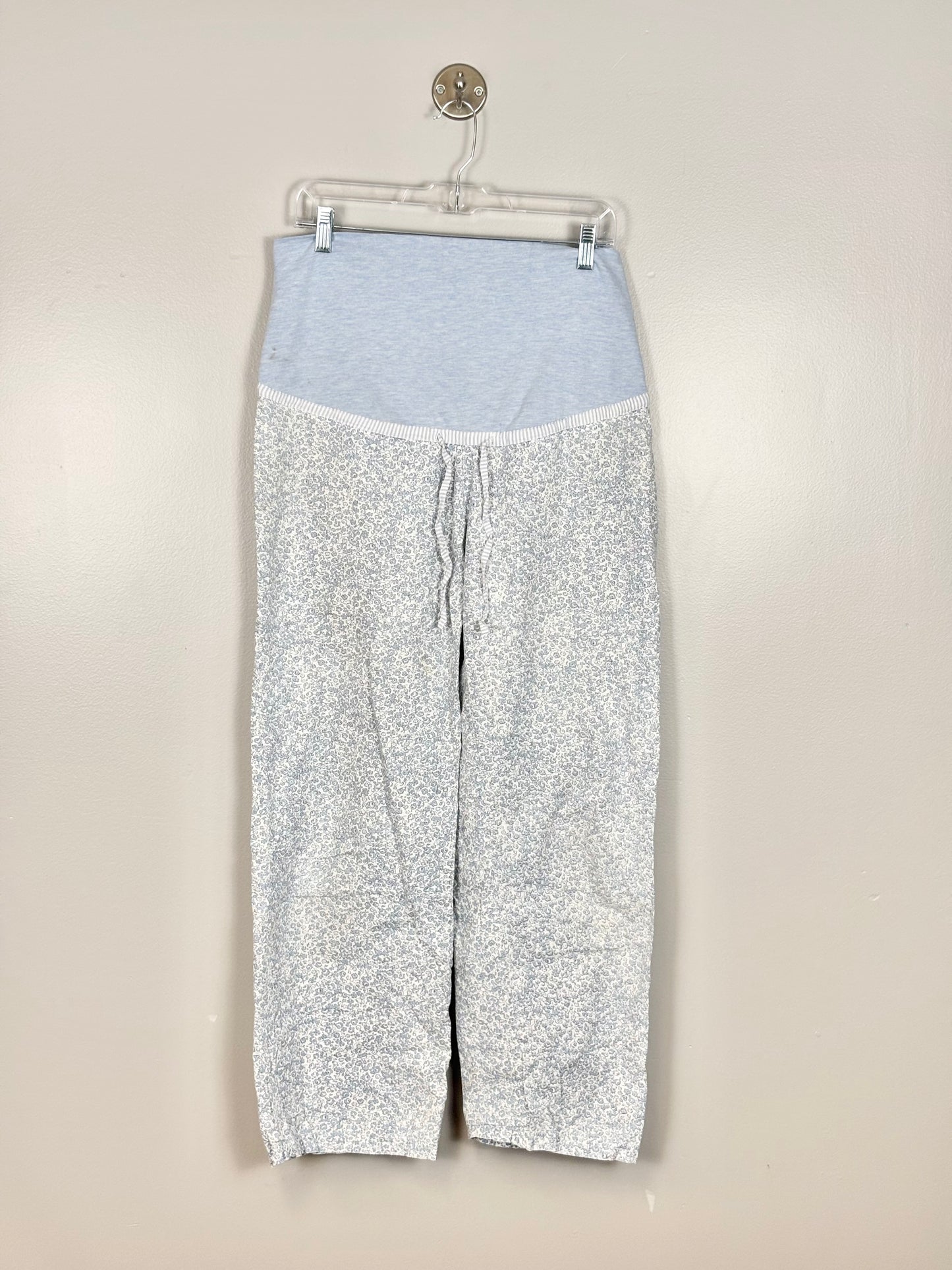S - JoJo Maman Bébé Blue Floral PJ Pants