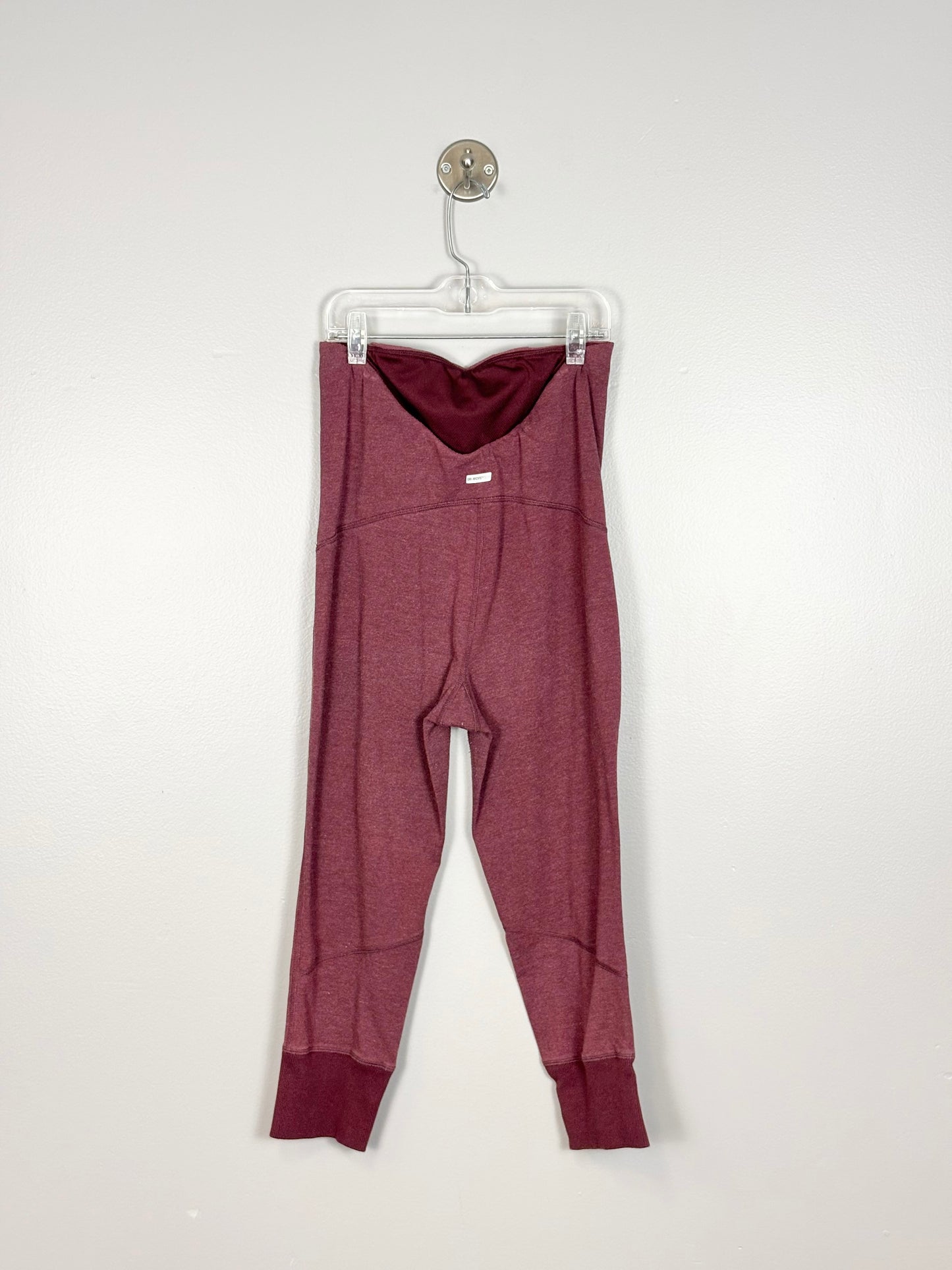 S - Athletic Works Raspberry Maternity Joggers