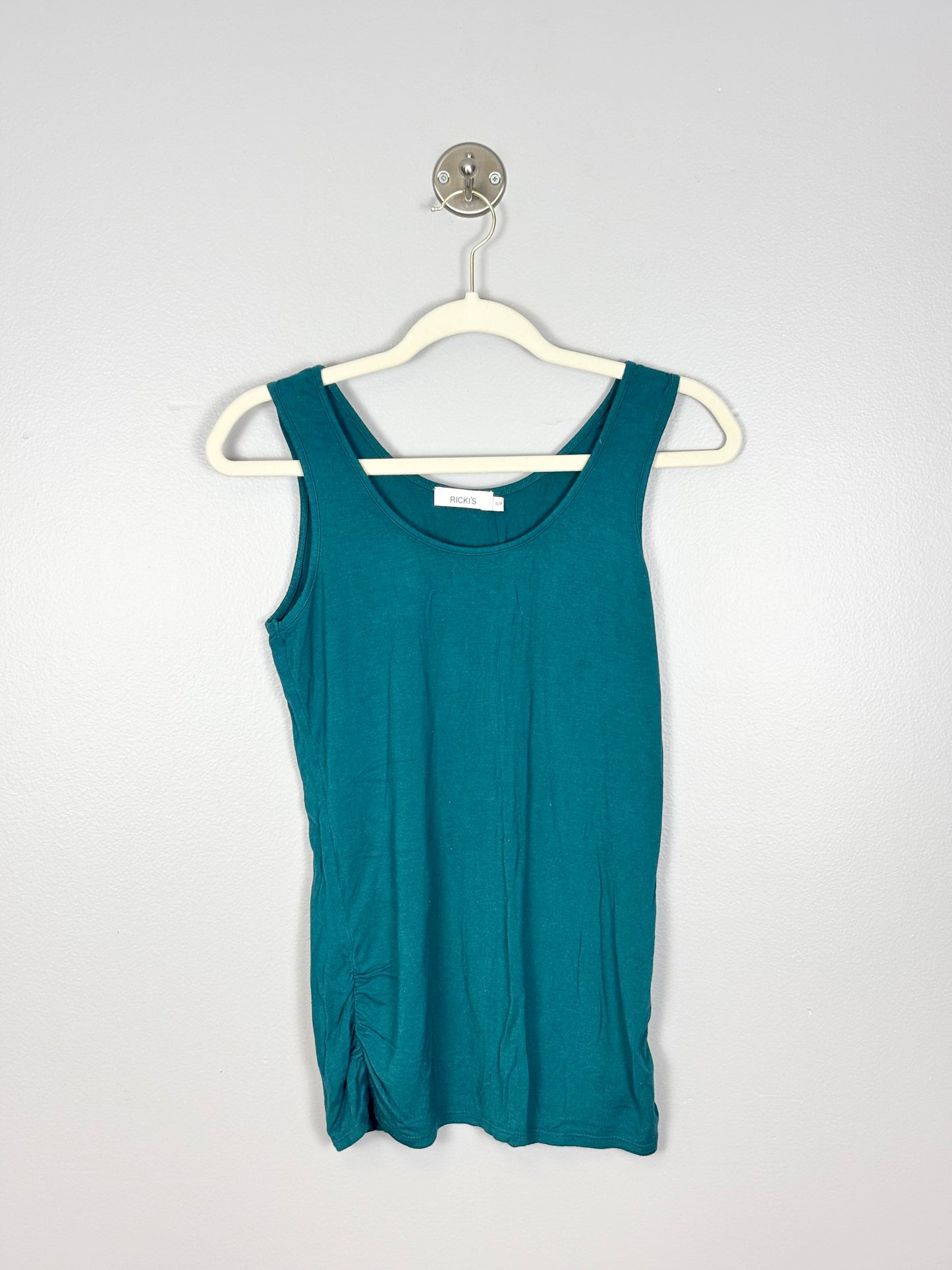 S - Ricki’s Emerald Green Materity Tank