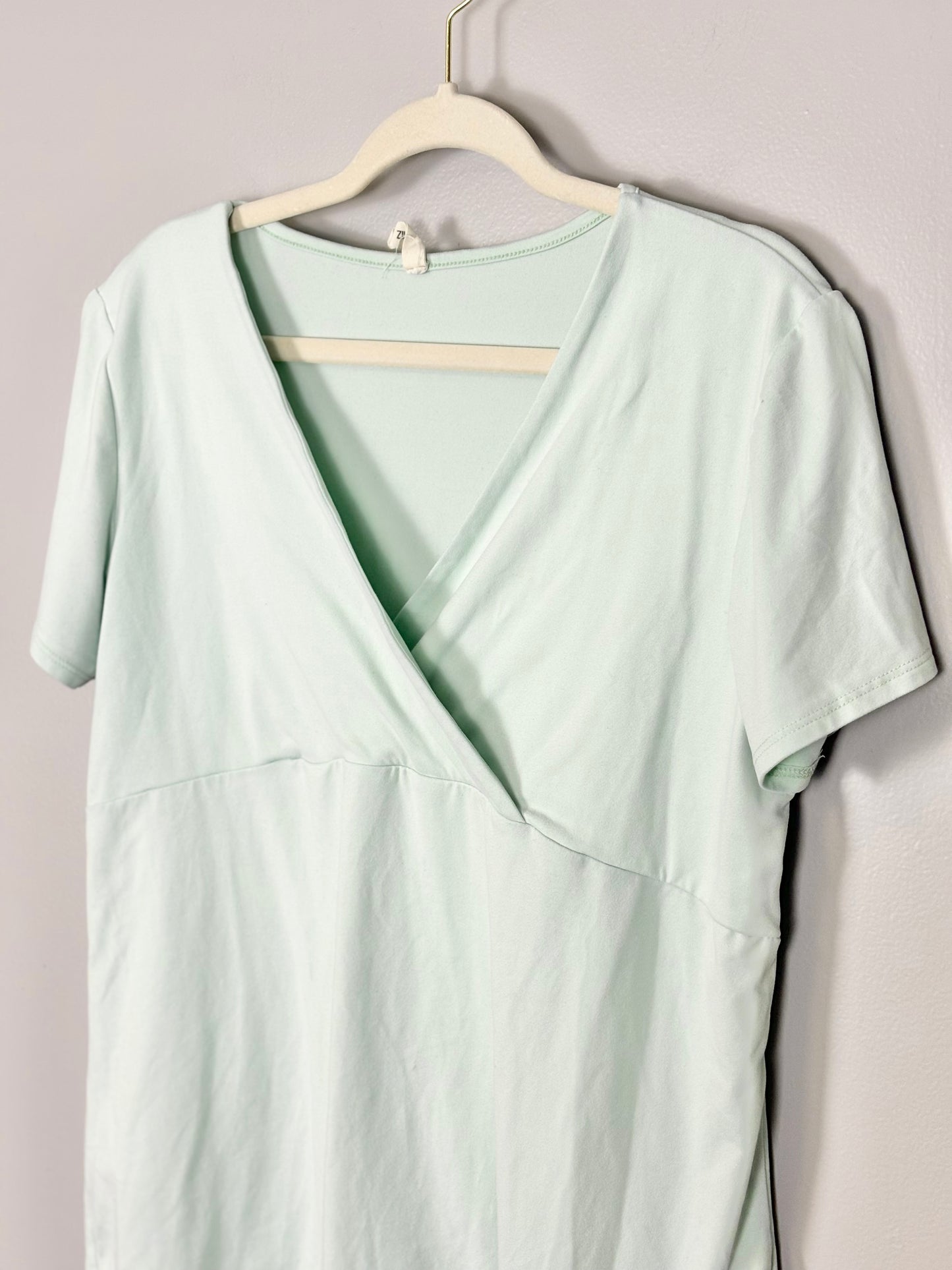 XL - Hello Miz Soft Green Shirt