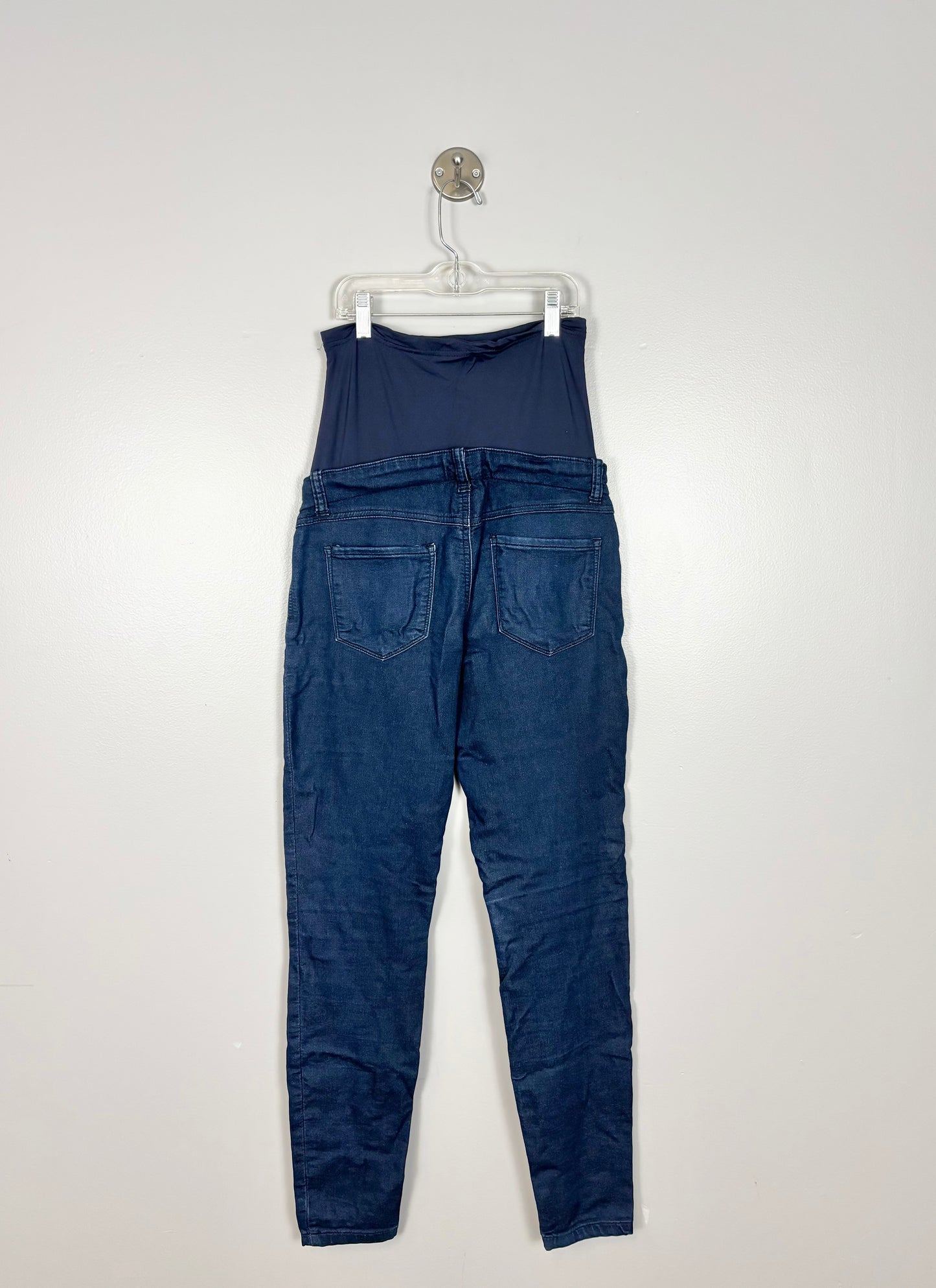 S - Adjustable Waist Dark Skinny Denim