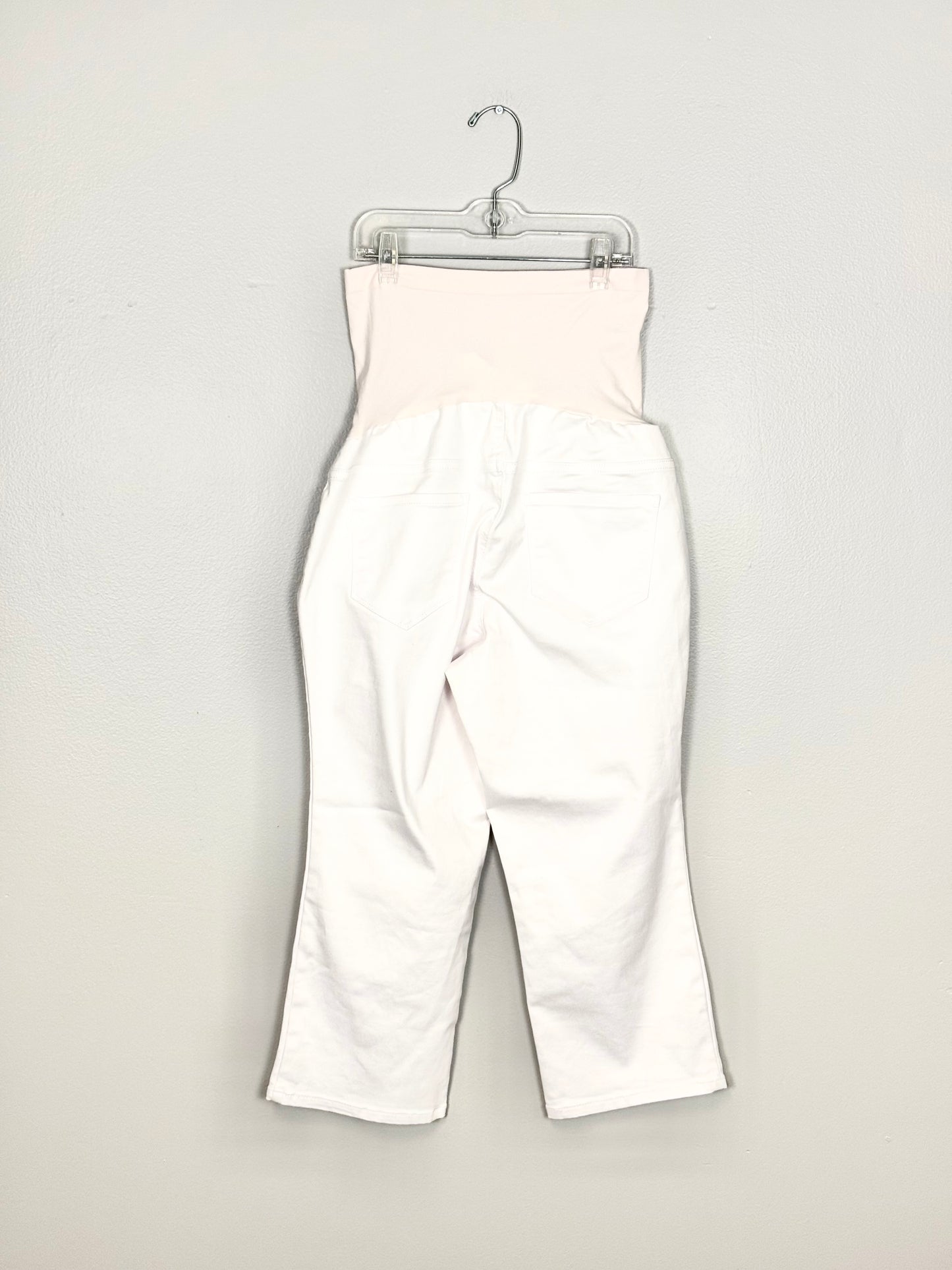 M - Motherhood Light Pink Denim Capri