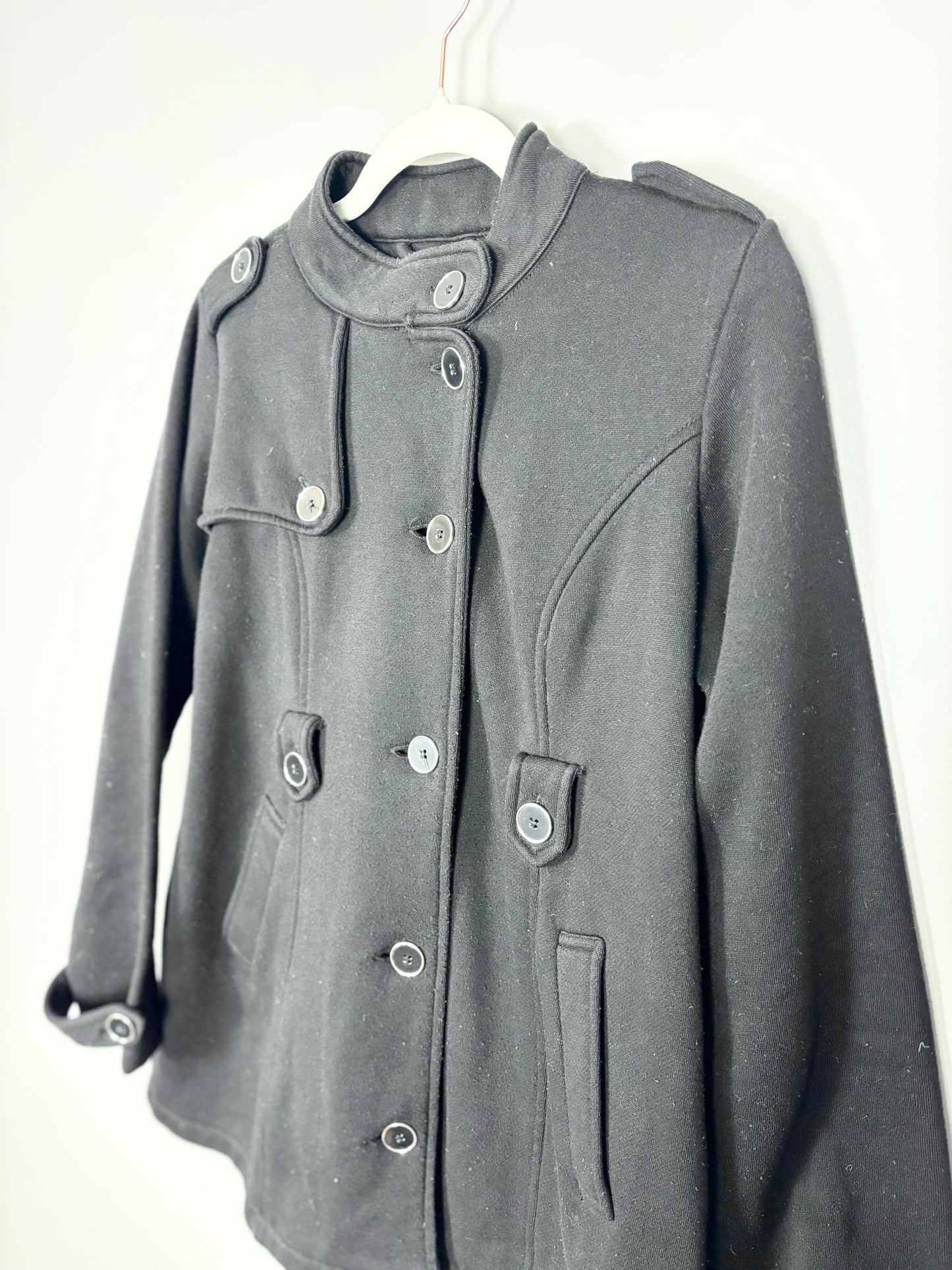 M - Motherhood Black Sweater Jacket