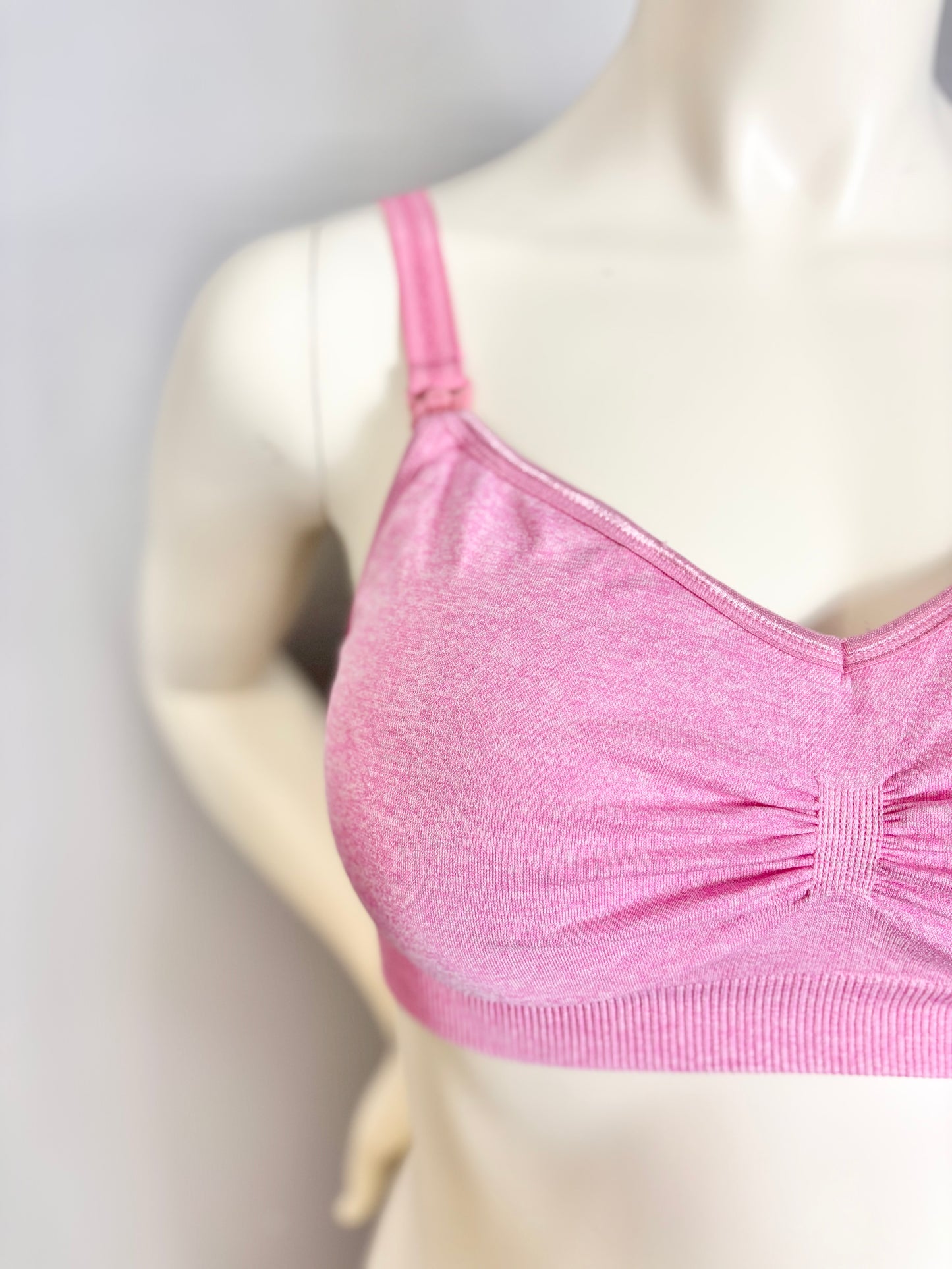 L - Unknown Brand Pink Nursing Bra