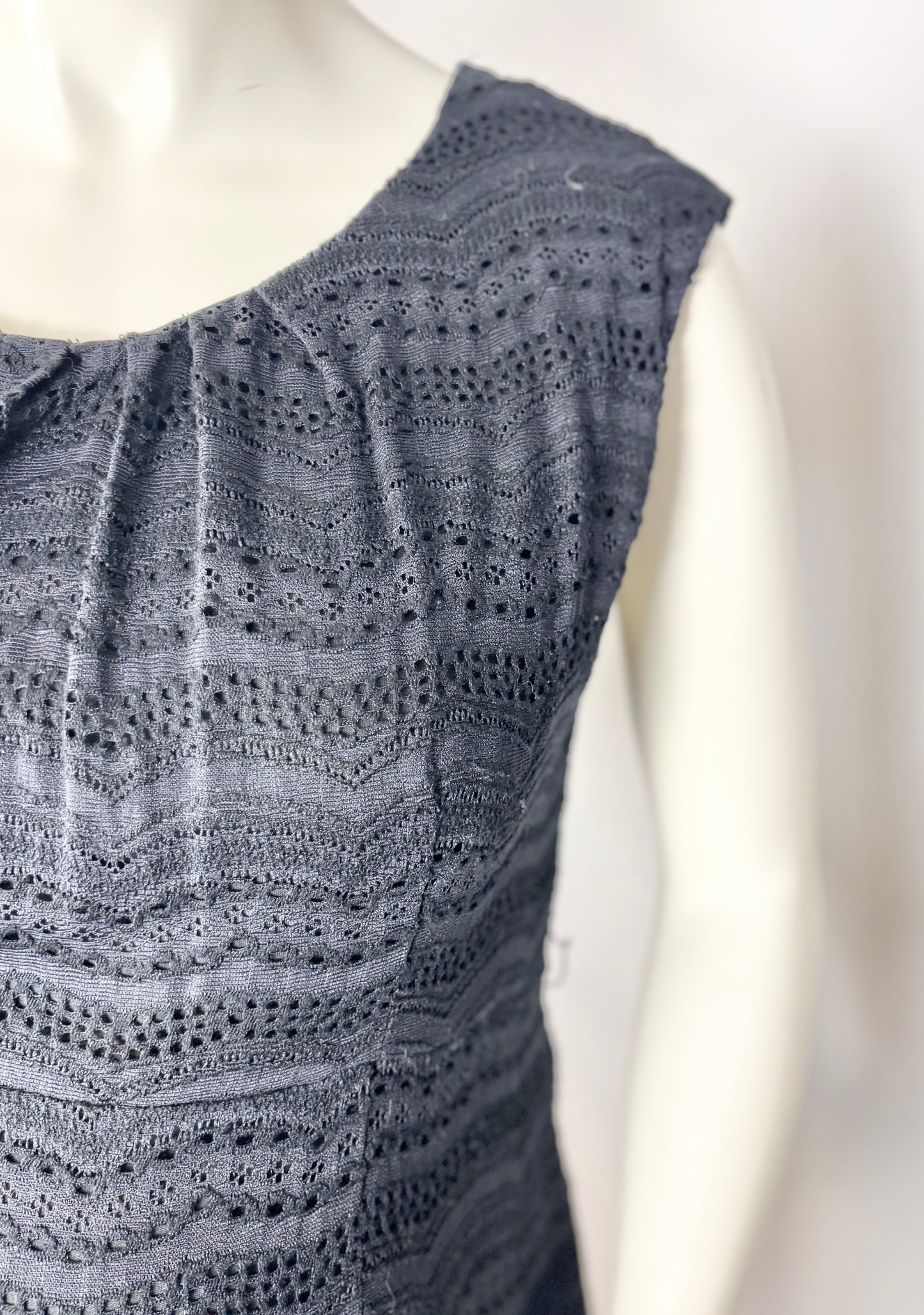 L – Thyme Black Lace Dress