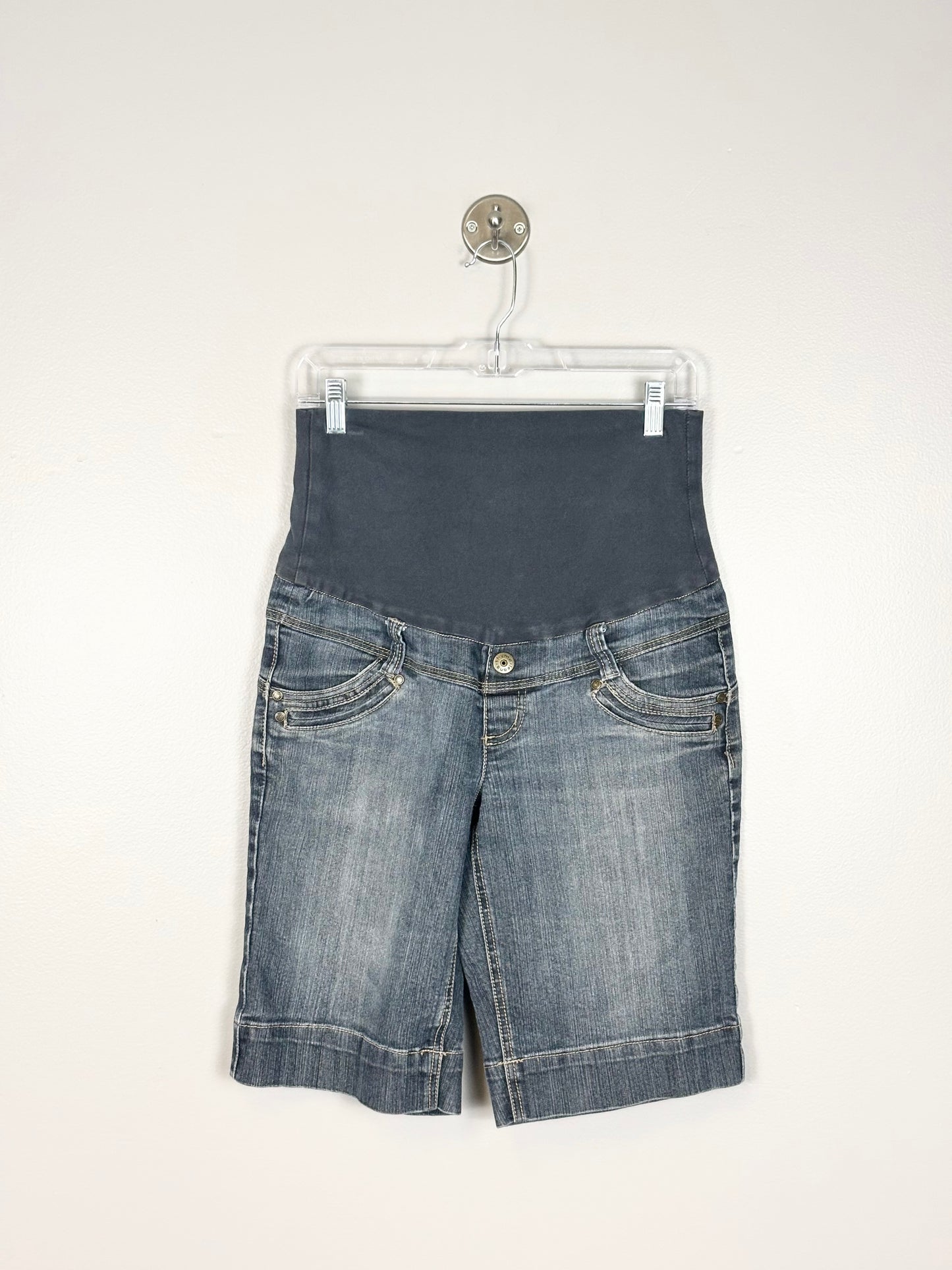 L - Thyme Denim Bermuda Shorts
