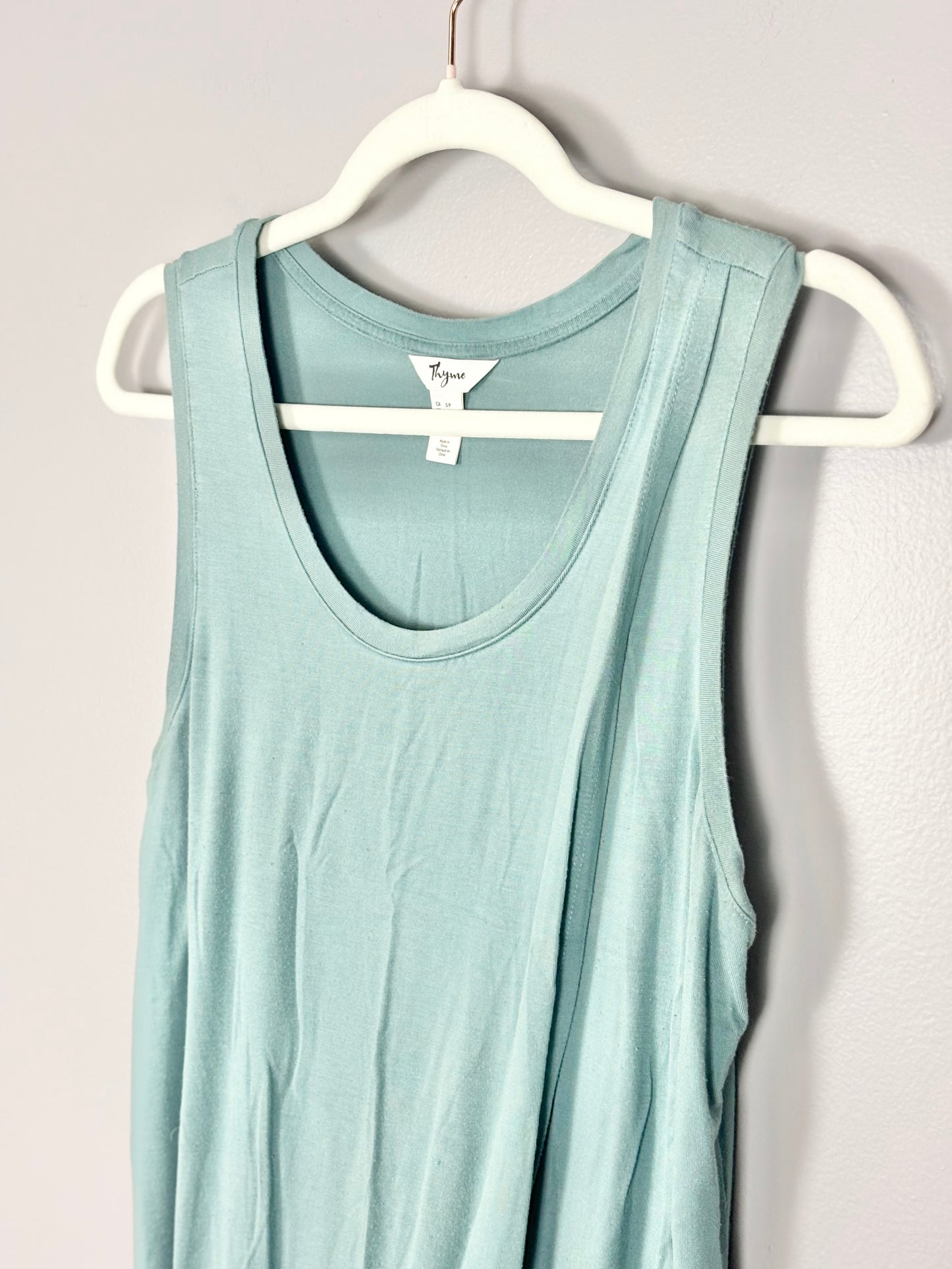S - Thyme Green Nursing Tank