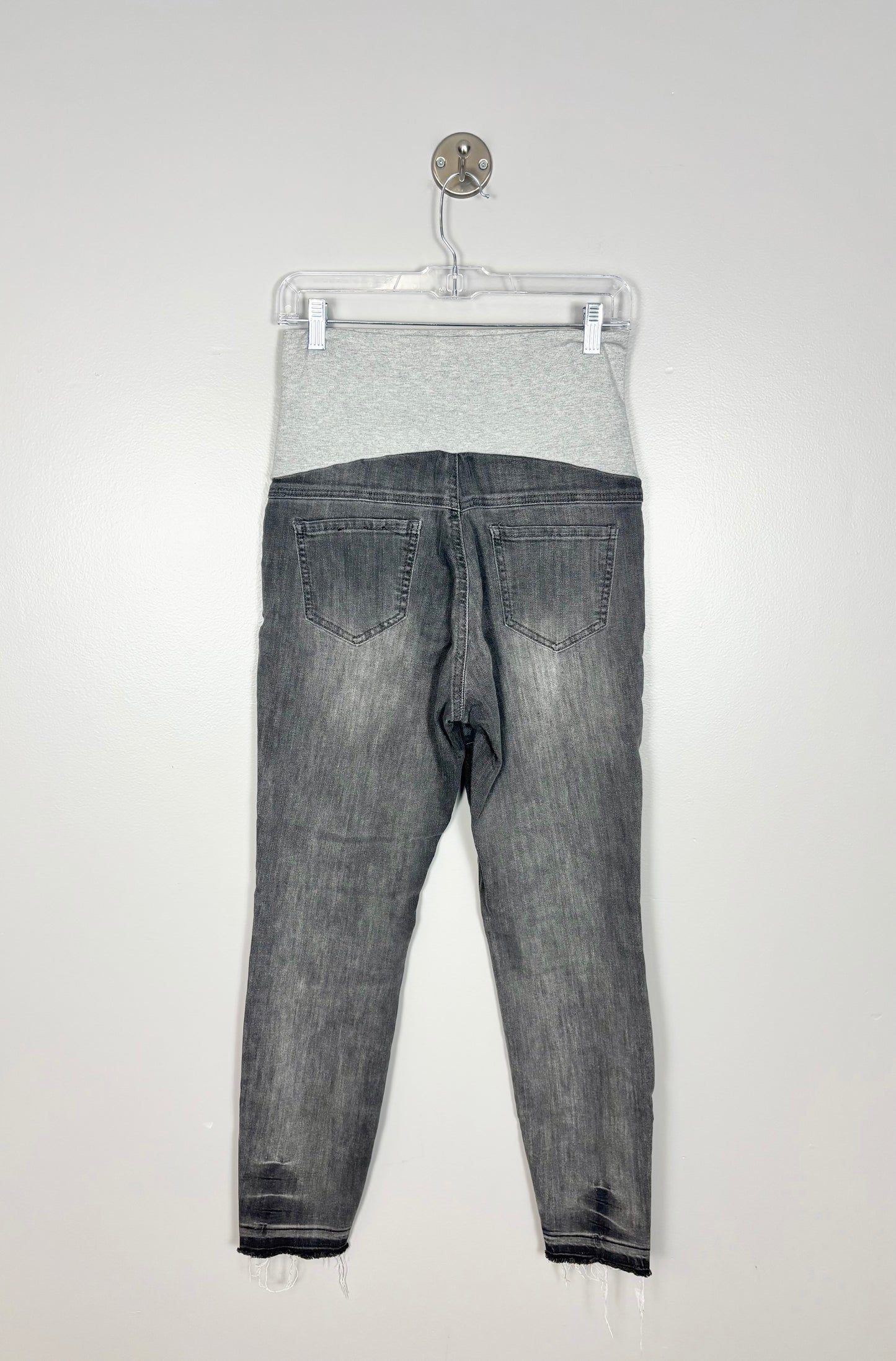 S - Thyme Slim Fit Distressed Grey Denim
