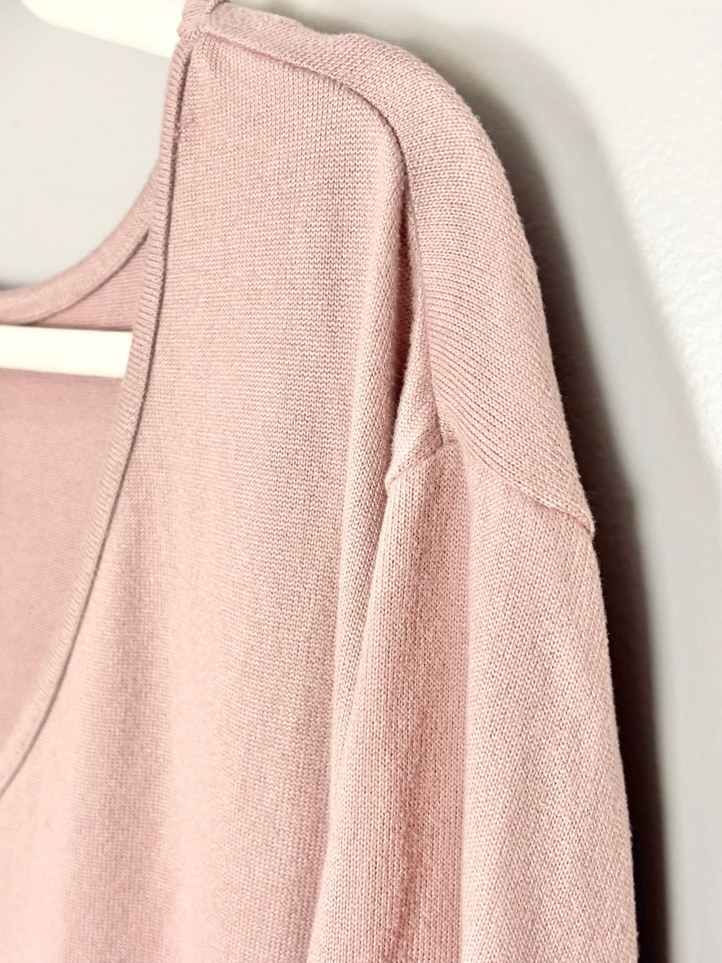 4XL - George Dusty Rose Knotted Top