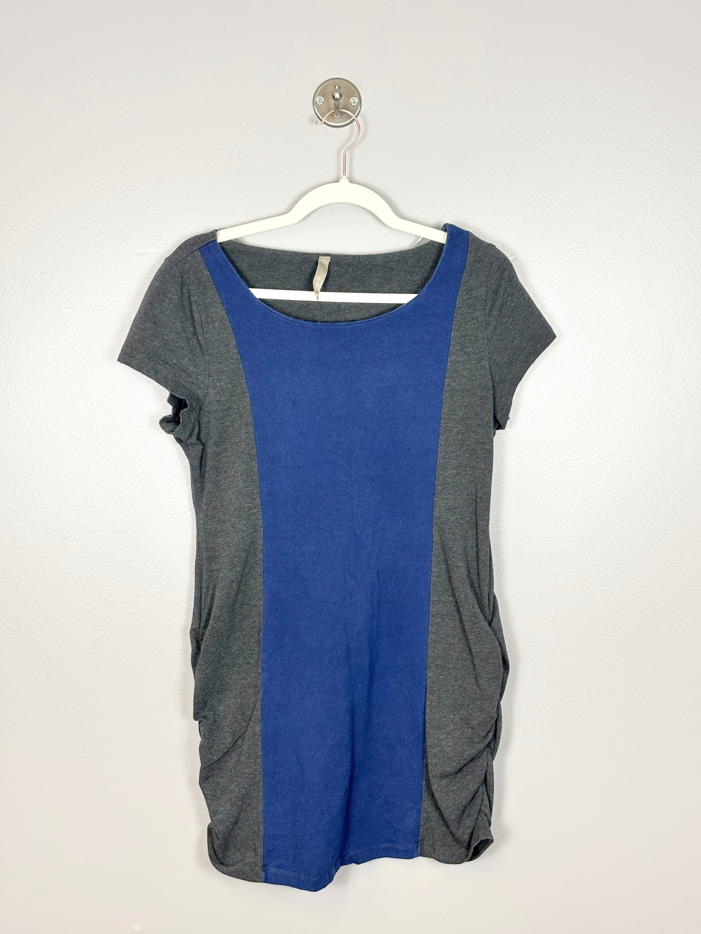 L - Thyme Blue Panel Shirt