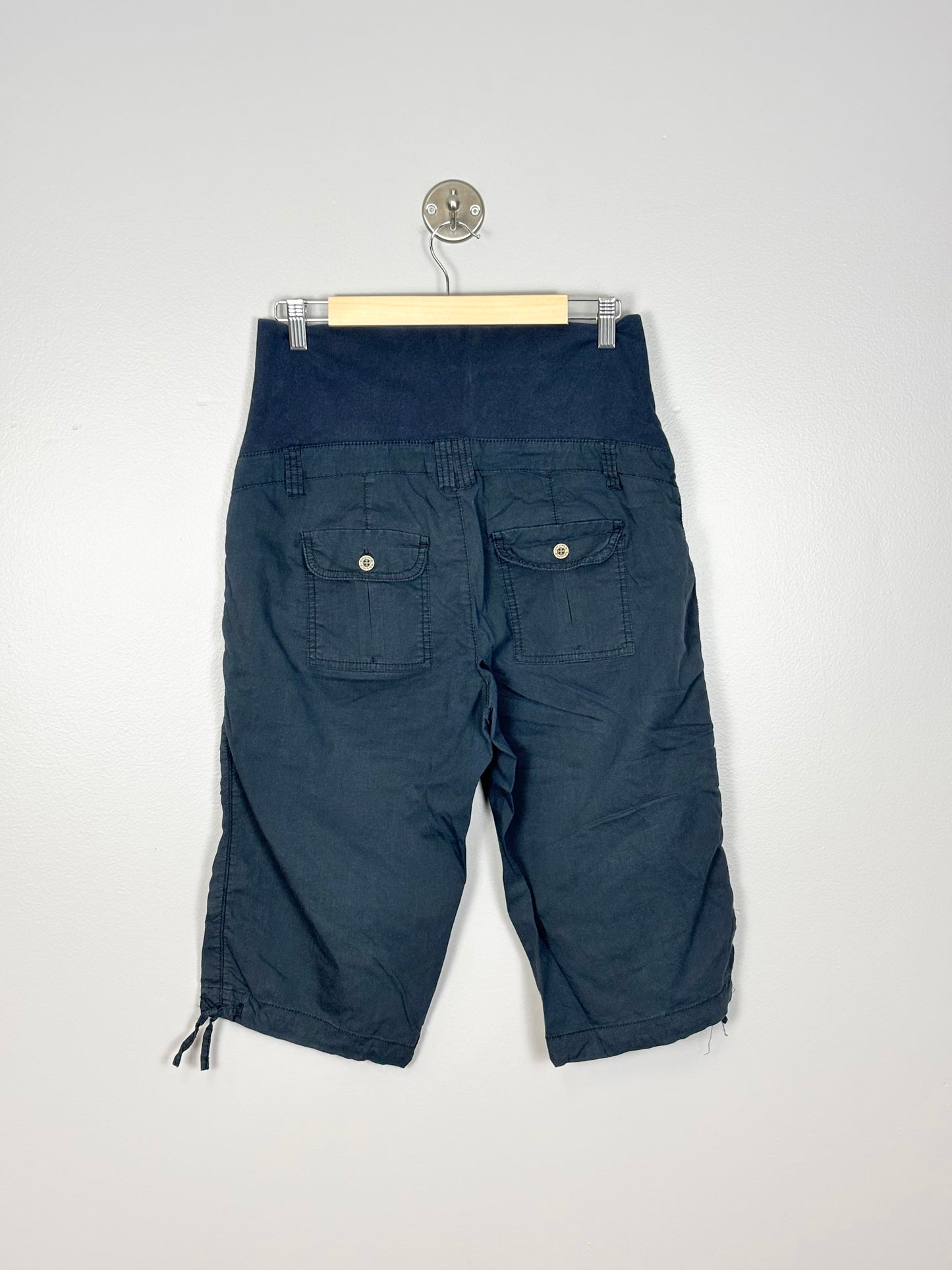 M - Thyme Navy Long Shorts