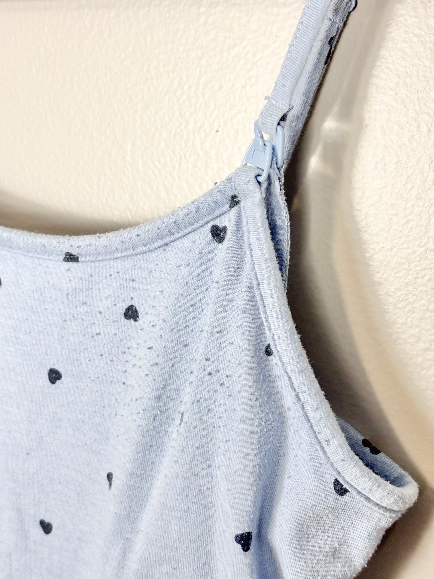 XS - Thyme Blue Heart Nursing Tank
