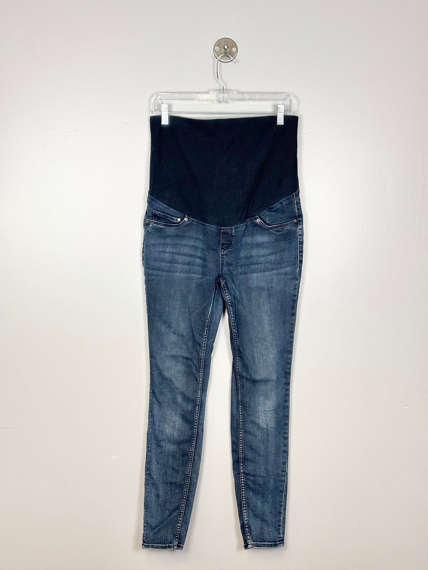 L - H & M Mama Dark Skinny Jeans