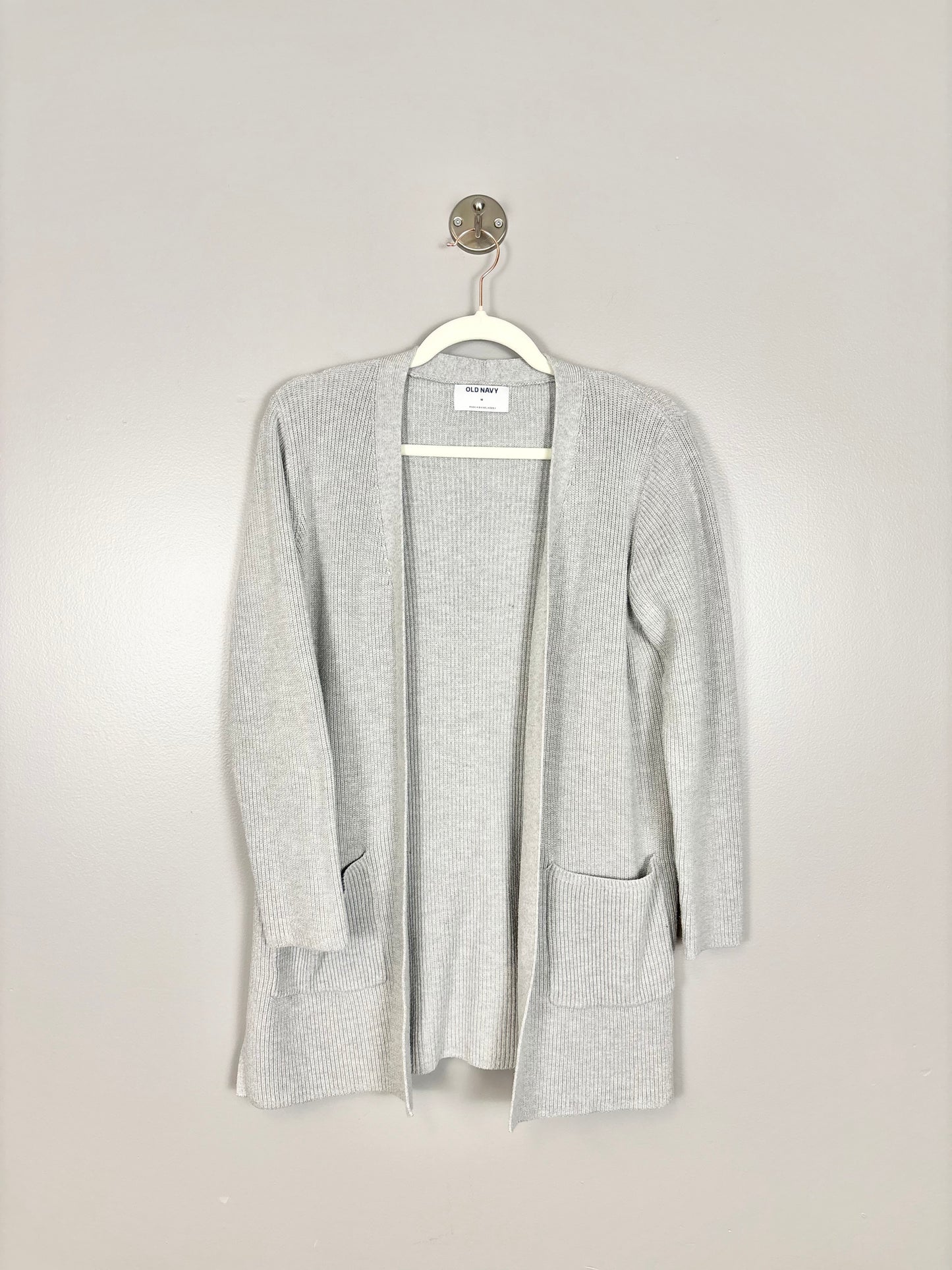 M - Old Navy Light Grey Cardigan