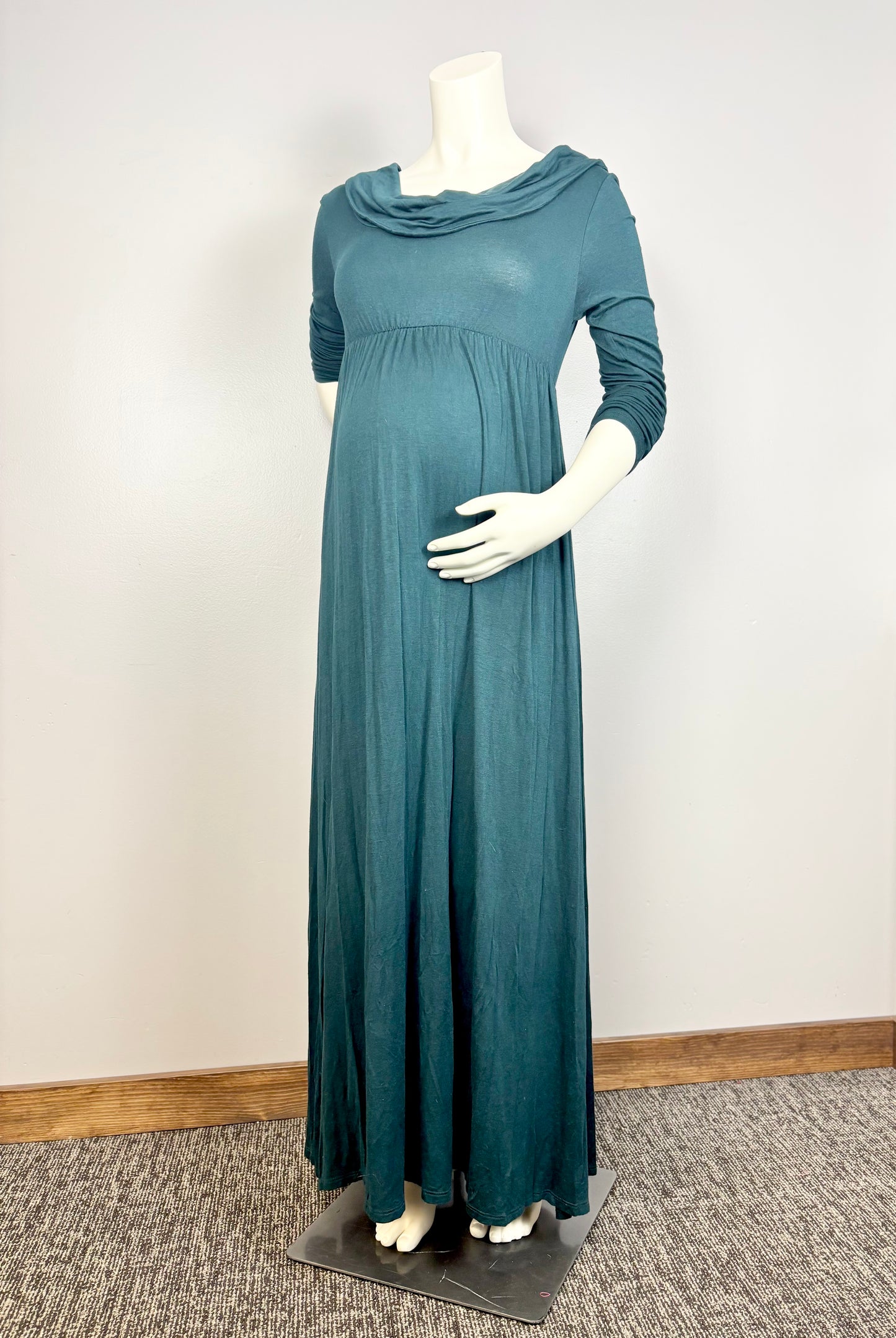 L - Mother Bee Emerald Green Maxi Dress