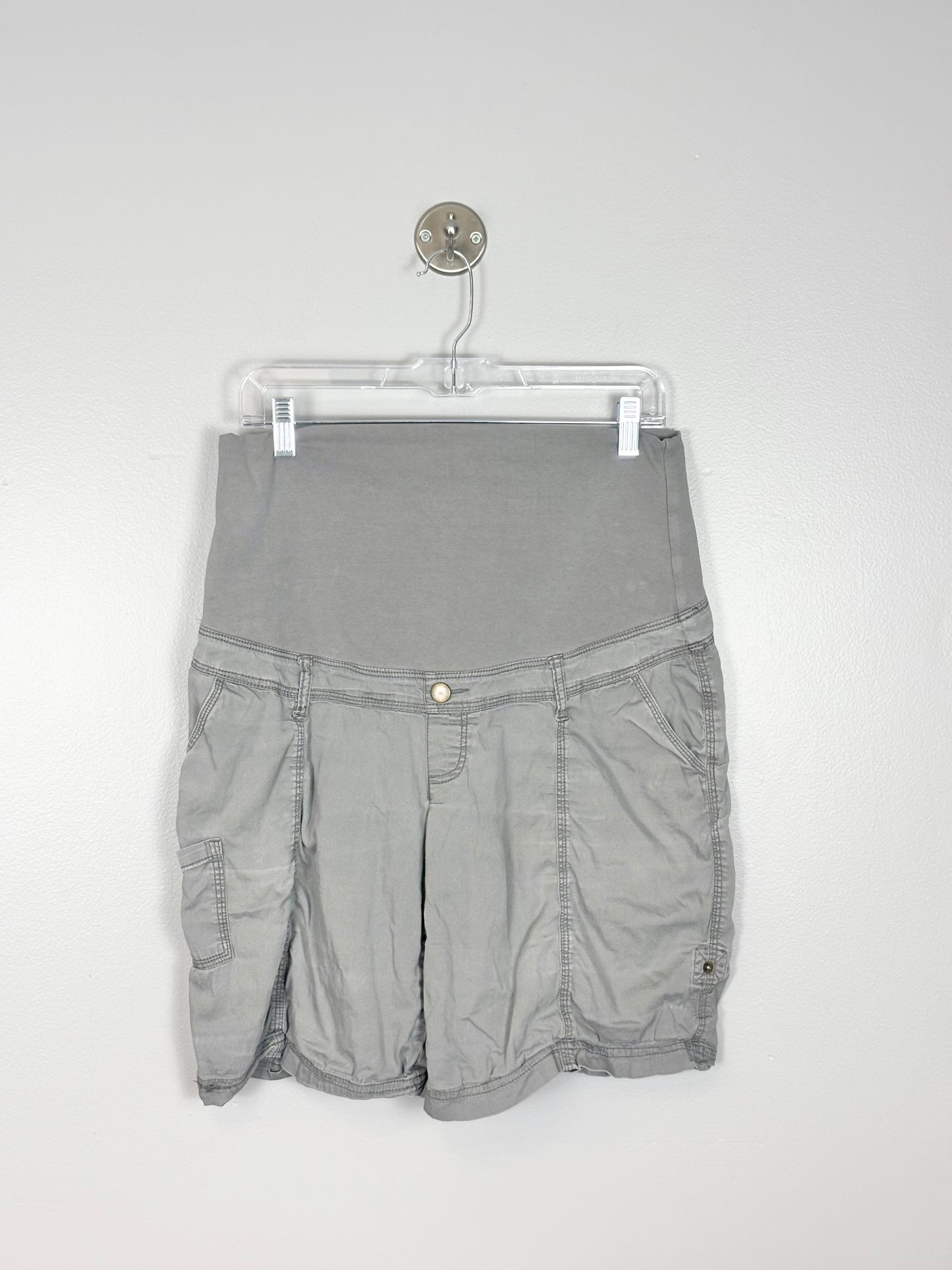 XL - Thyme Grey Cotton Shorts