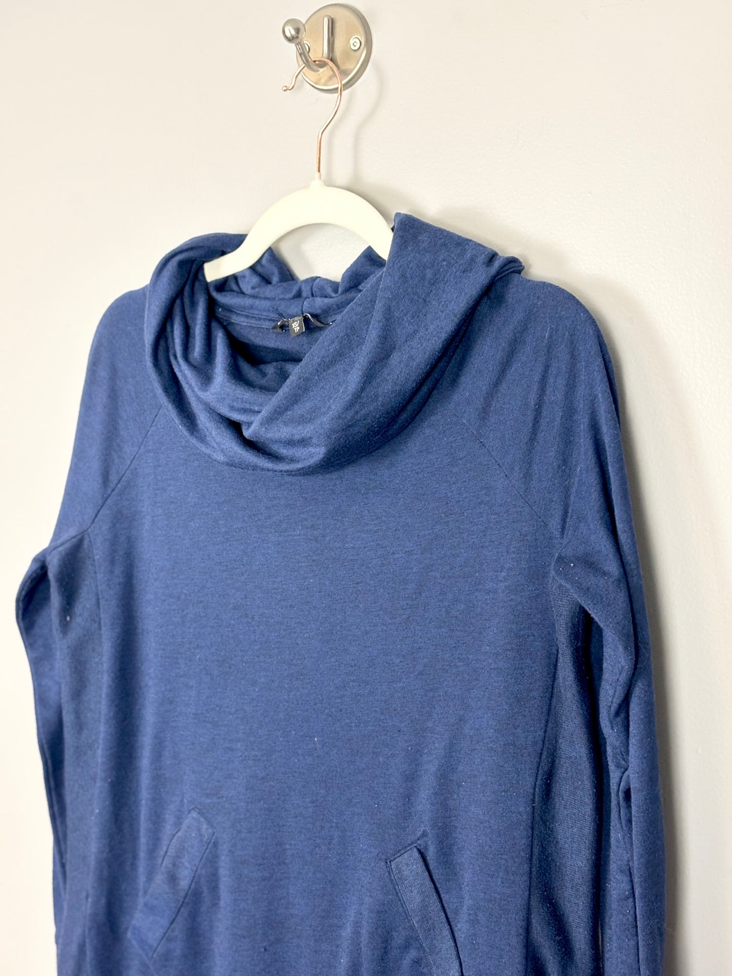 XS - George Navy Kangaroo Sweatshirt