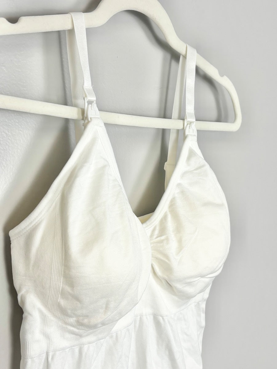 M - White Nursing Cami Tank