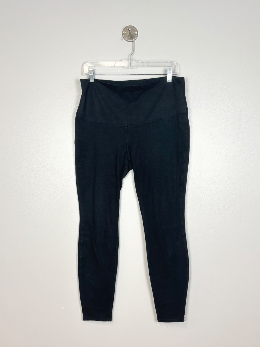 L - Thyme Thick Black Leggings