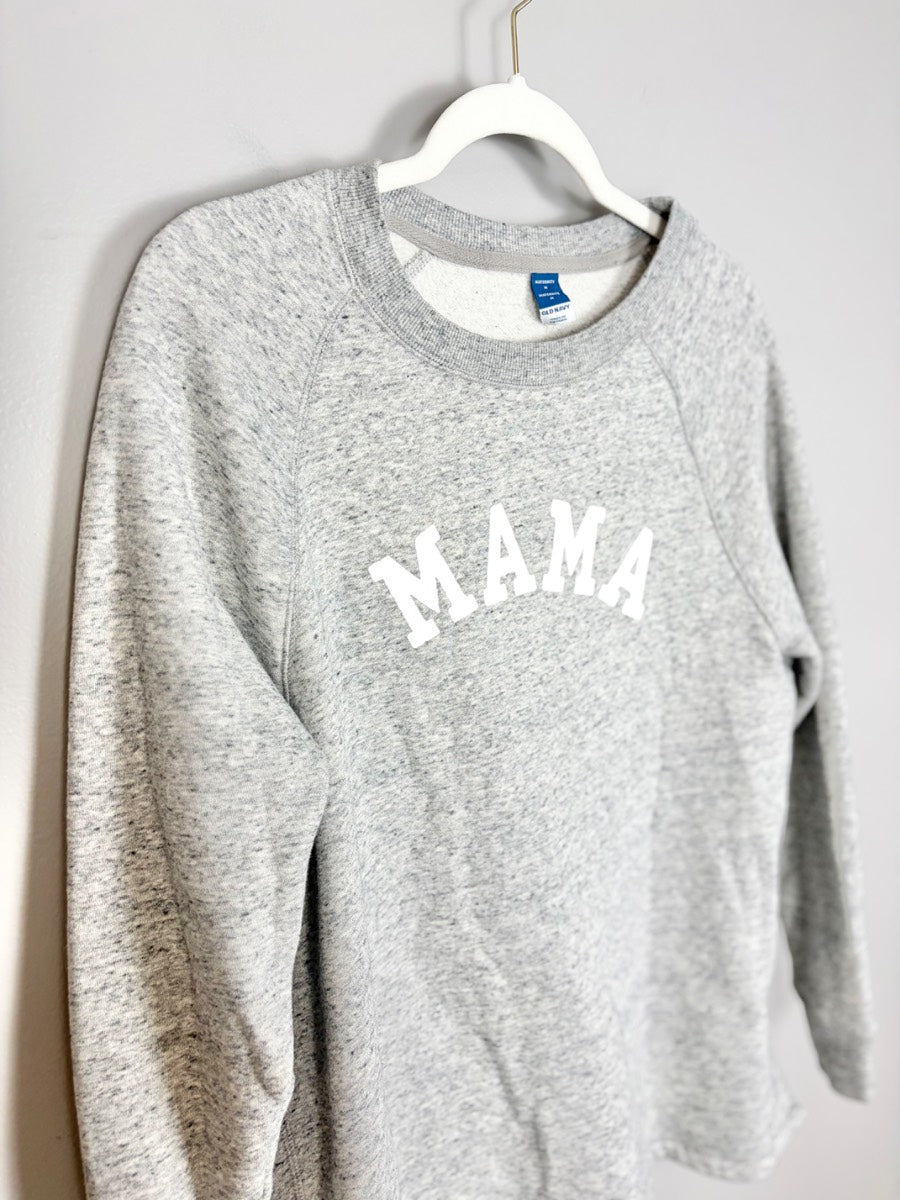 M - Old Navy Heather Grey Graphic Sweatshirt