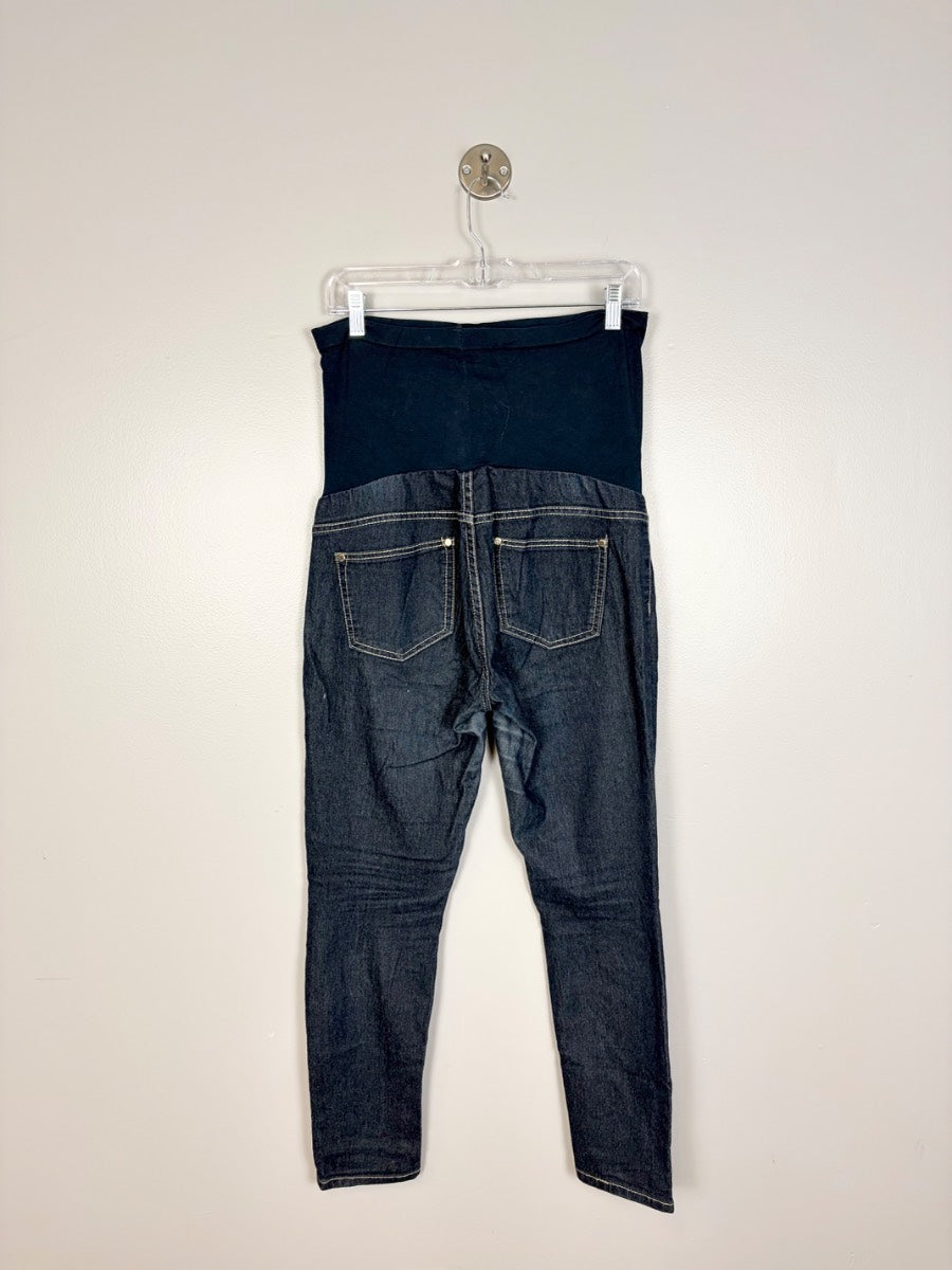 S - Bella Vida Maternity Dark Wash Straight Leg Jeans