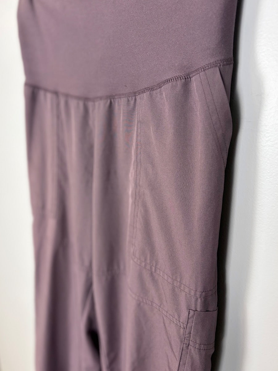 M - Old Navy Mauve Strapless Jogger Jumpsuit