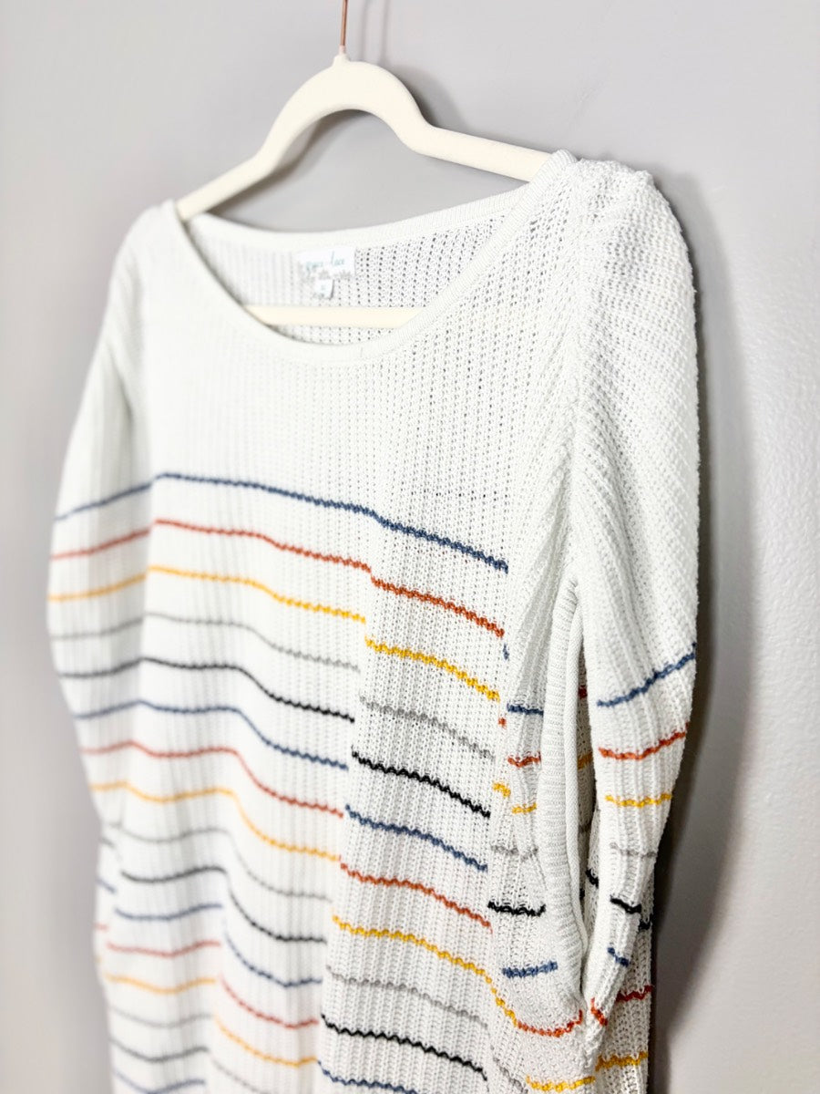 XL - Grace & Lace Striped Knit Sweater