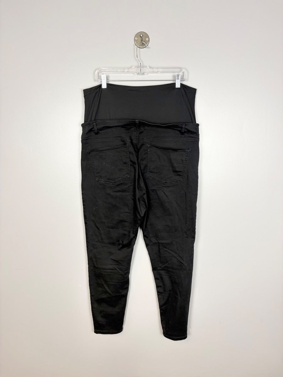 XL - Thyme Black Skinny Jeans