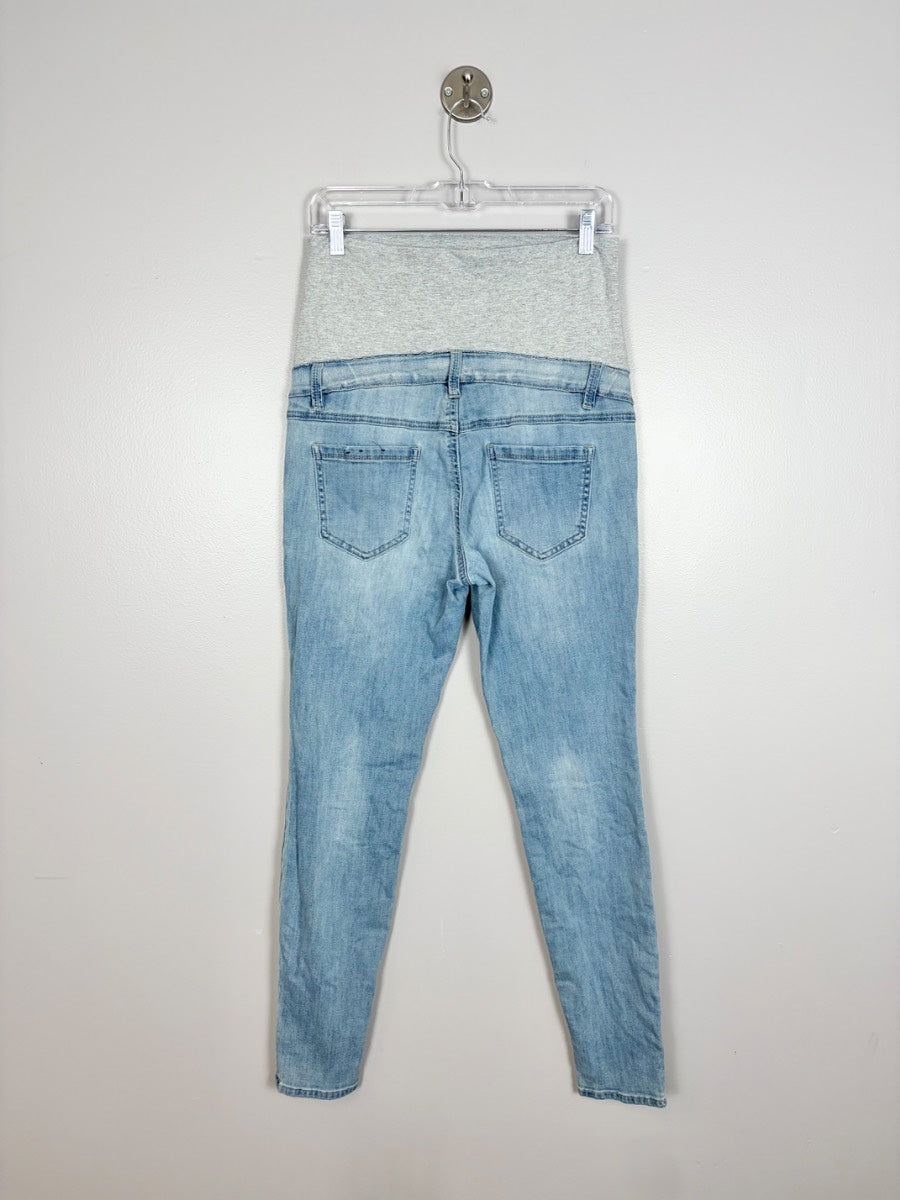 M - Thyme Regular Fit Distressed Skinny Jeans