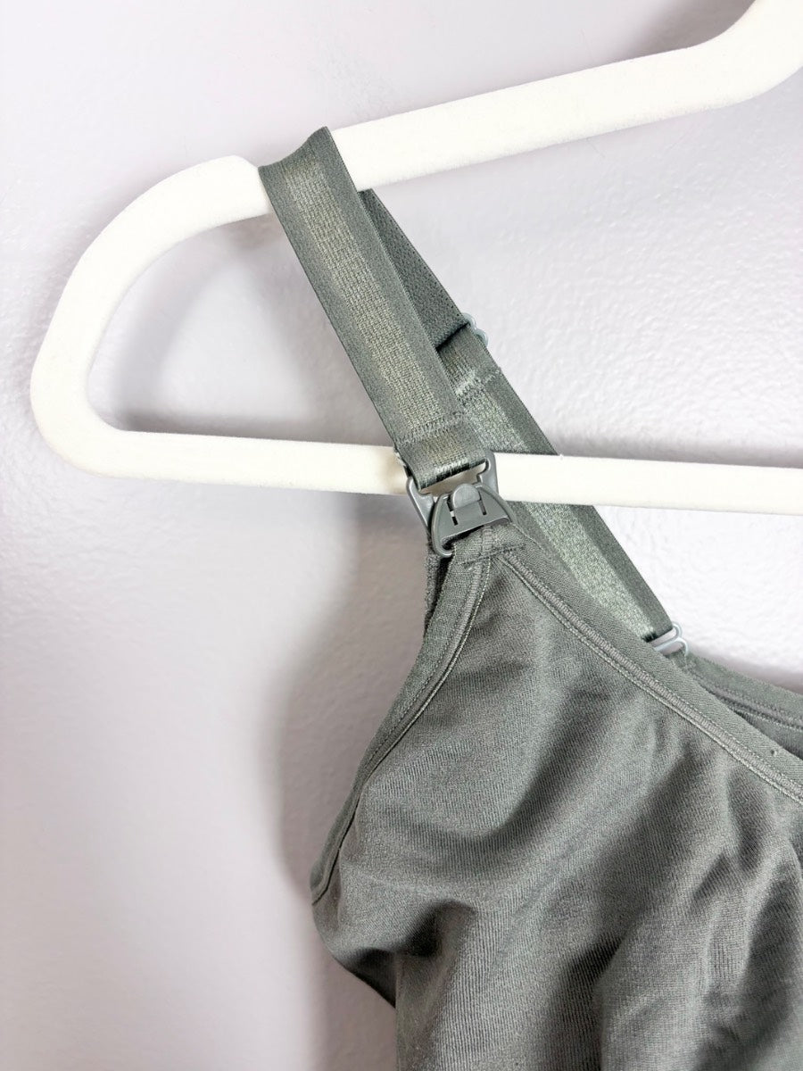 L - Cake Silken Sage Nursing Cami Tank