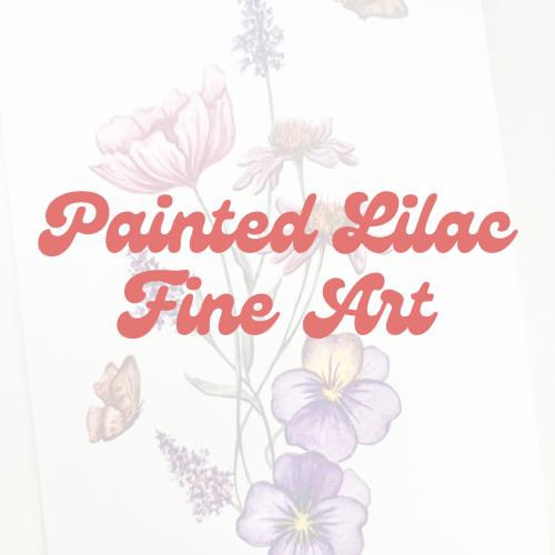 Painted Lilac - Fine Art Greeting Cards