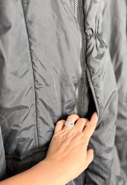 XL - Modern Eternity Quilted Black Puffer Jacket