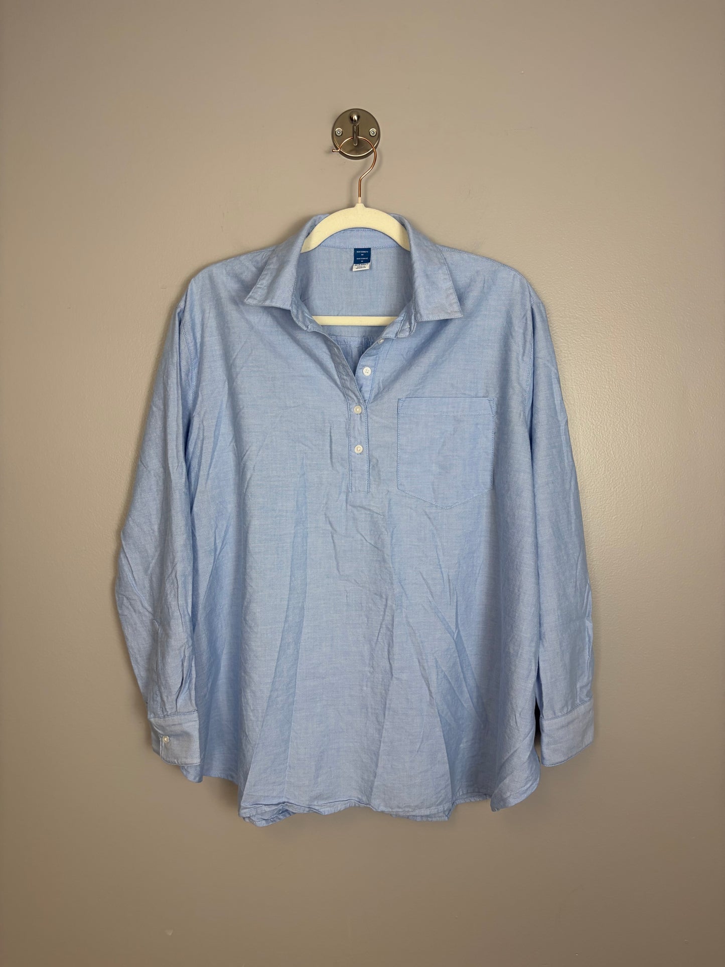 M -Old Navy Blue Dress Shirt
