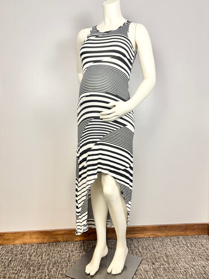 S - Trendyland Asymmetrical Stripe Halter Dress