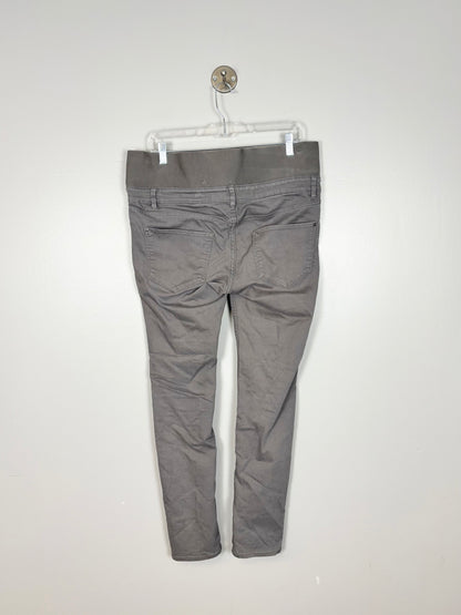 M/Size 10 - H & M Low Cross Panel Grey Twill Pant