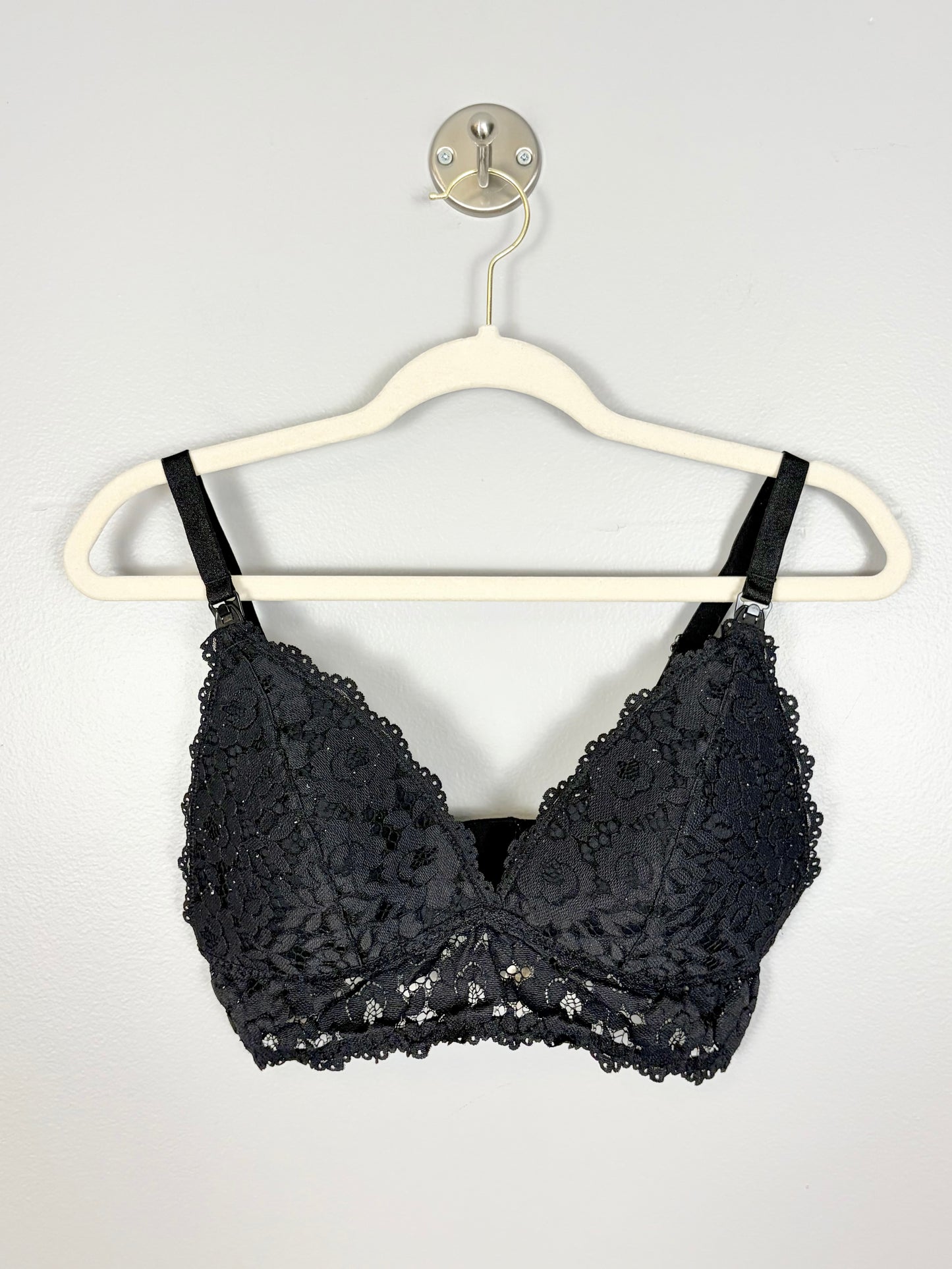 L/38C - Momanda Black Lace Nursing Bra