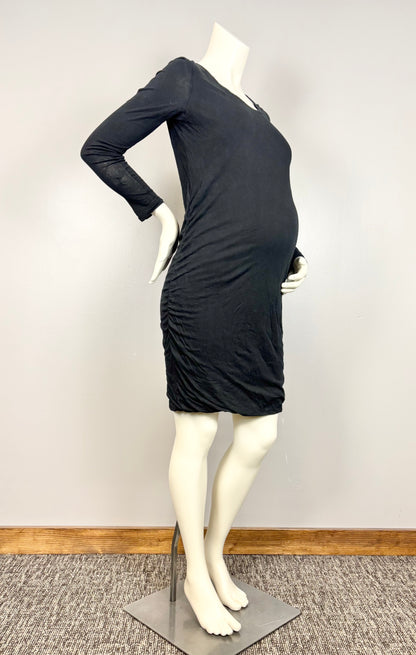 M - Gap Black Long Sleeved Bodycon Dress