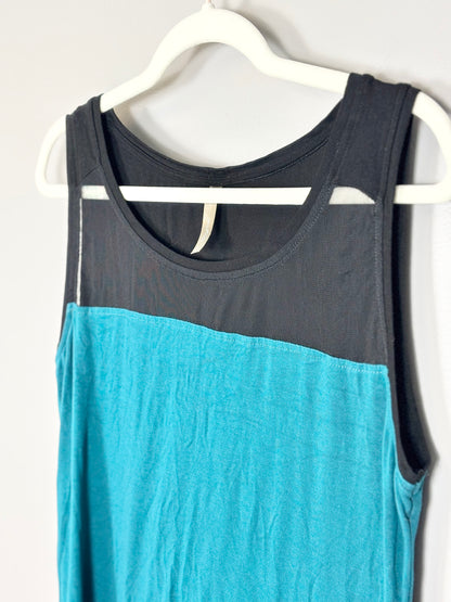 L - Thyme Black & Teal Swing Tank