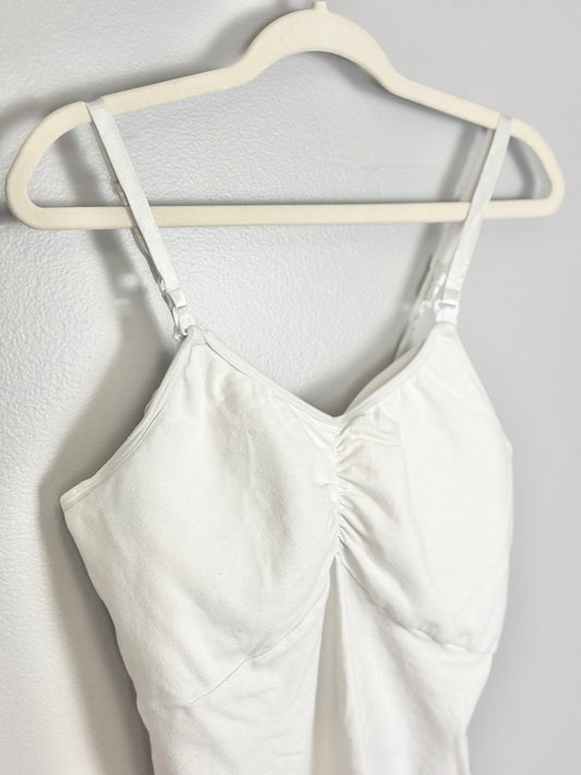 L - Ripe White Nursing Tank