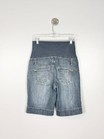 L - Thyme Denim Bermuda Shorts