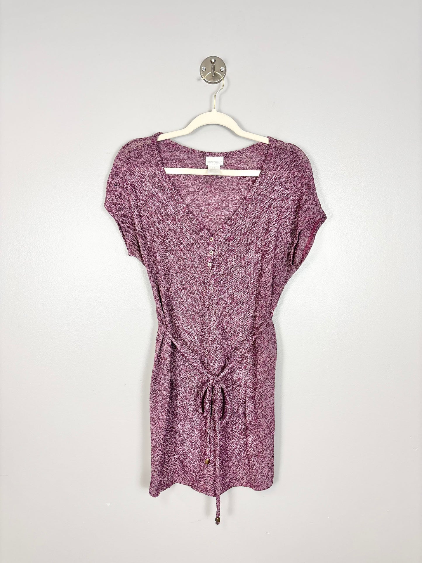 L - Motherhood Plum Knit Shirt